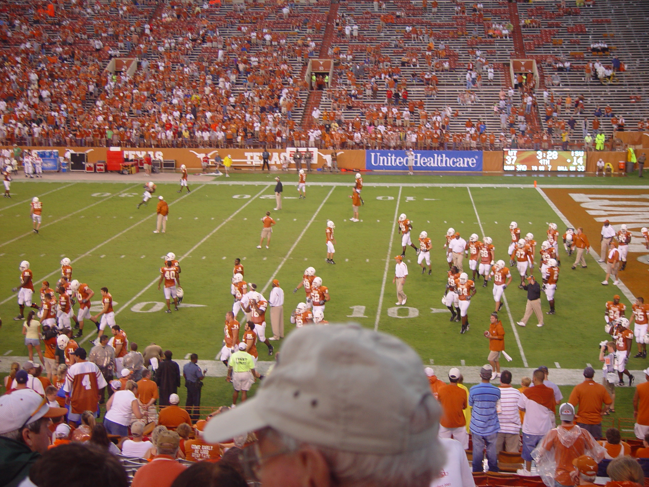 Joy School, Austin Bats (Congress Avenue Bridge), Football - #7 Texas Longhorns Destroy Iowa State 37-14