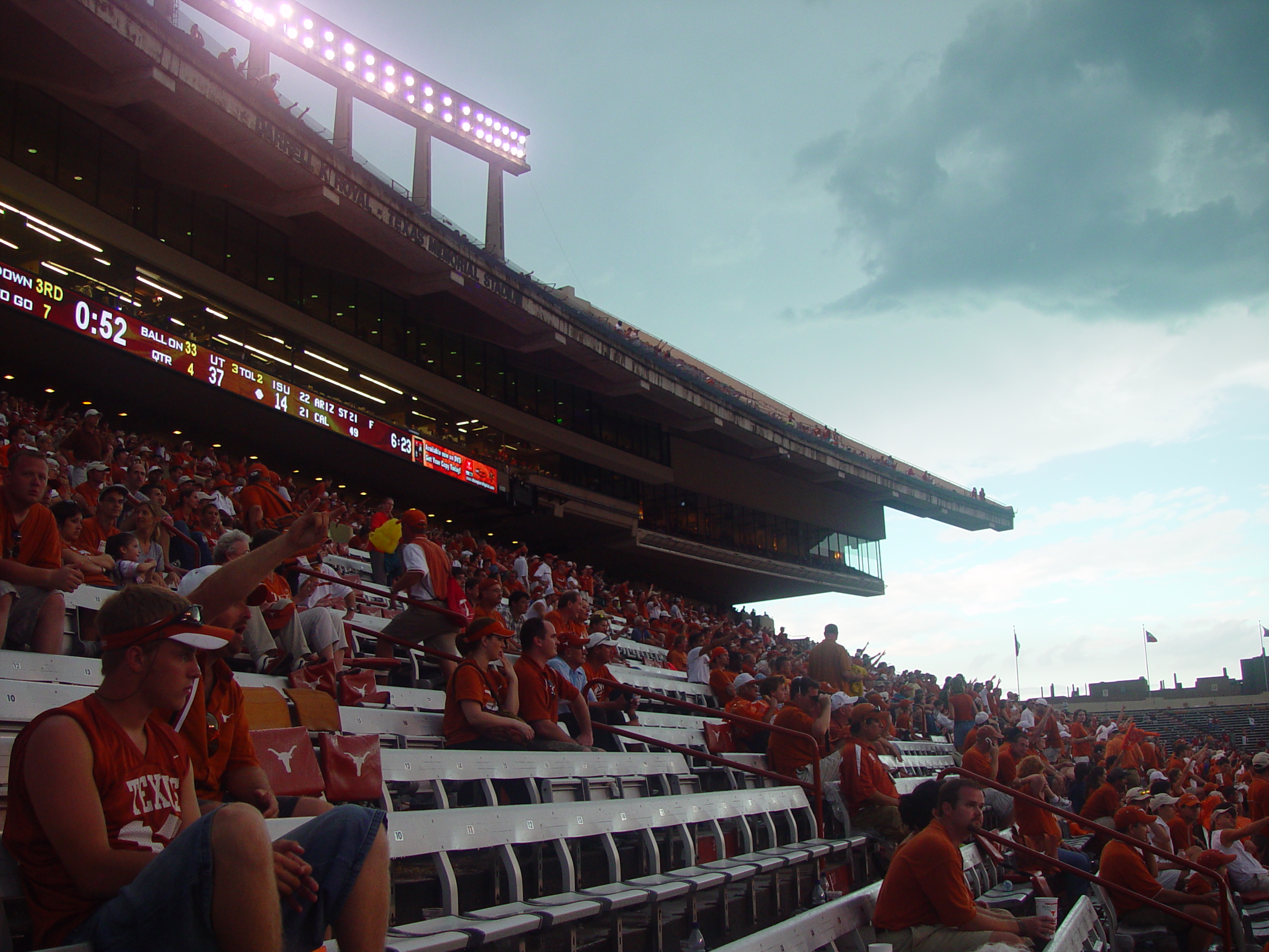 Joy School, Austin Bats (Congress Avenue Bridge), Football - #7 Texas Longhorns Destroy Iowa State 37-14