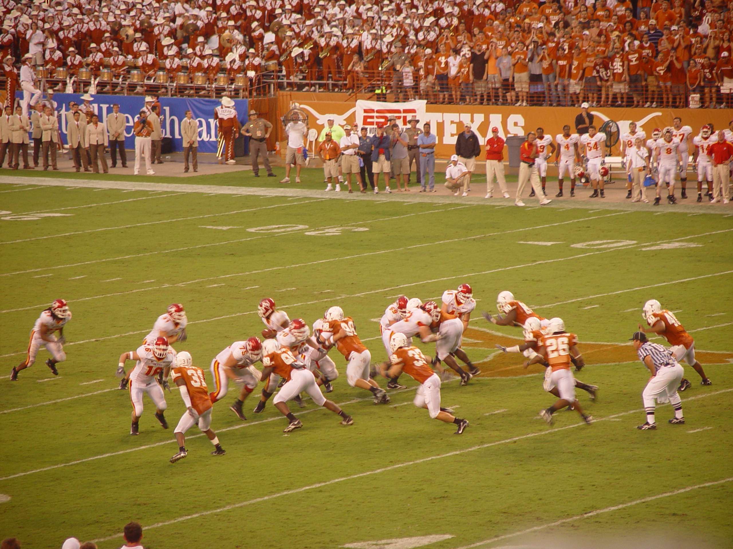 Joy School, Austin Bats (Congress Avenue Bridge), Football - #7 Texas Longhorns Destroy Iowa State 37-14