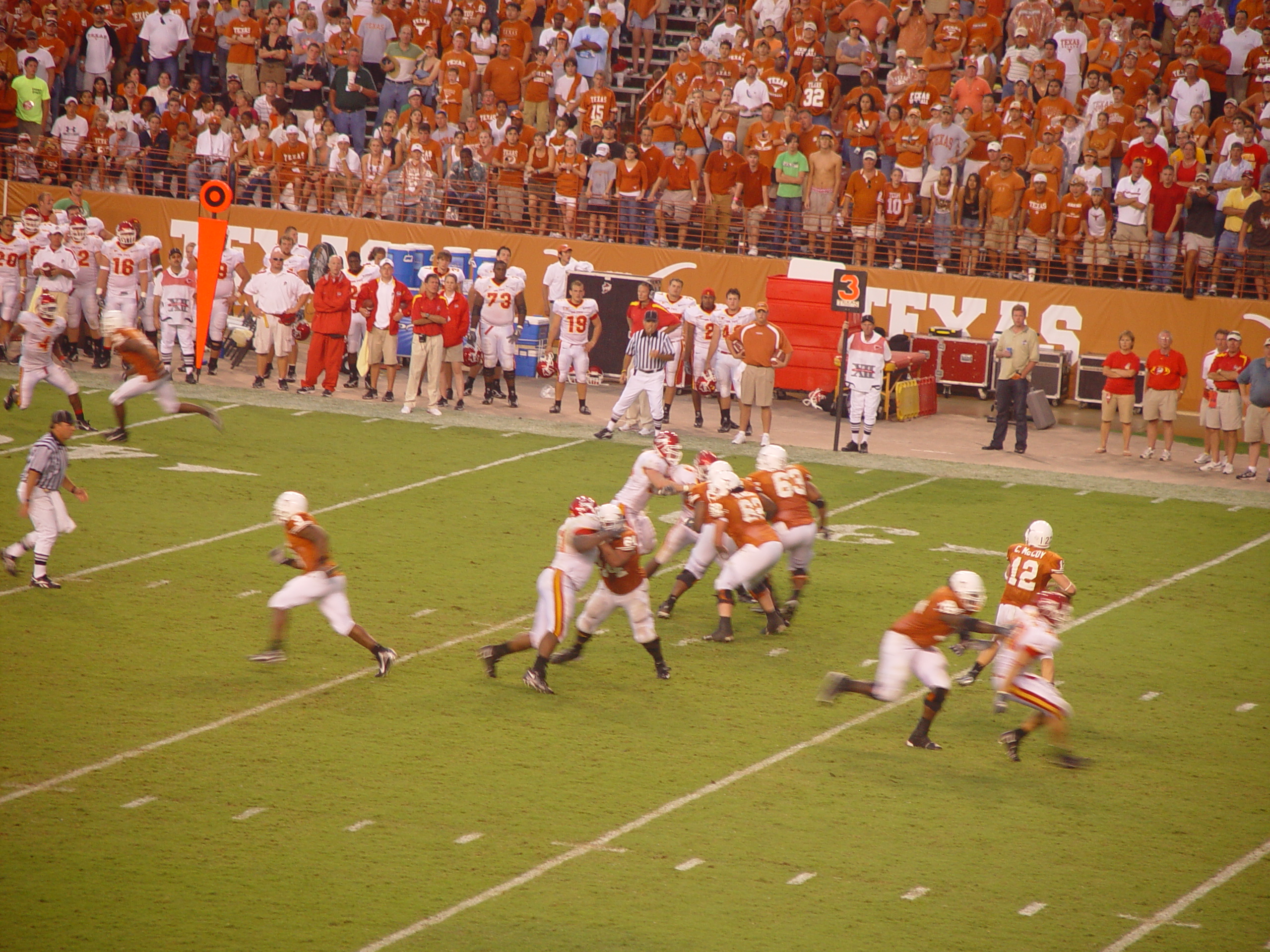 Joy School, Austin Bats (Congress Avenue Bridge), Football - #7 Texas Longhorns Destroy Iowa State 37-14