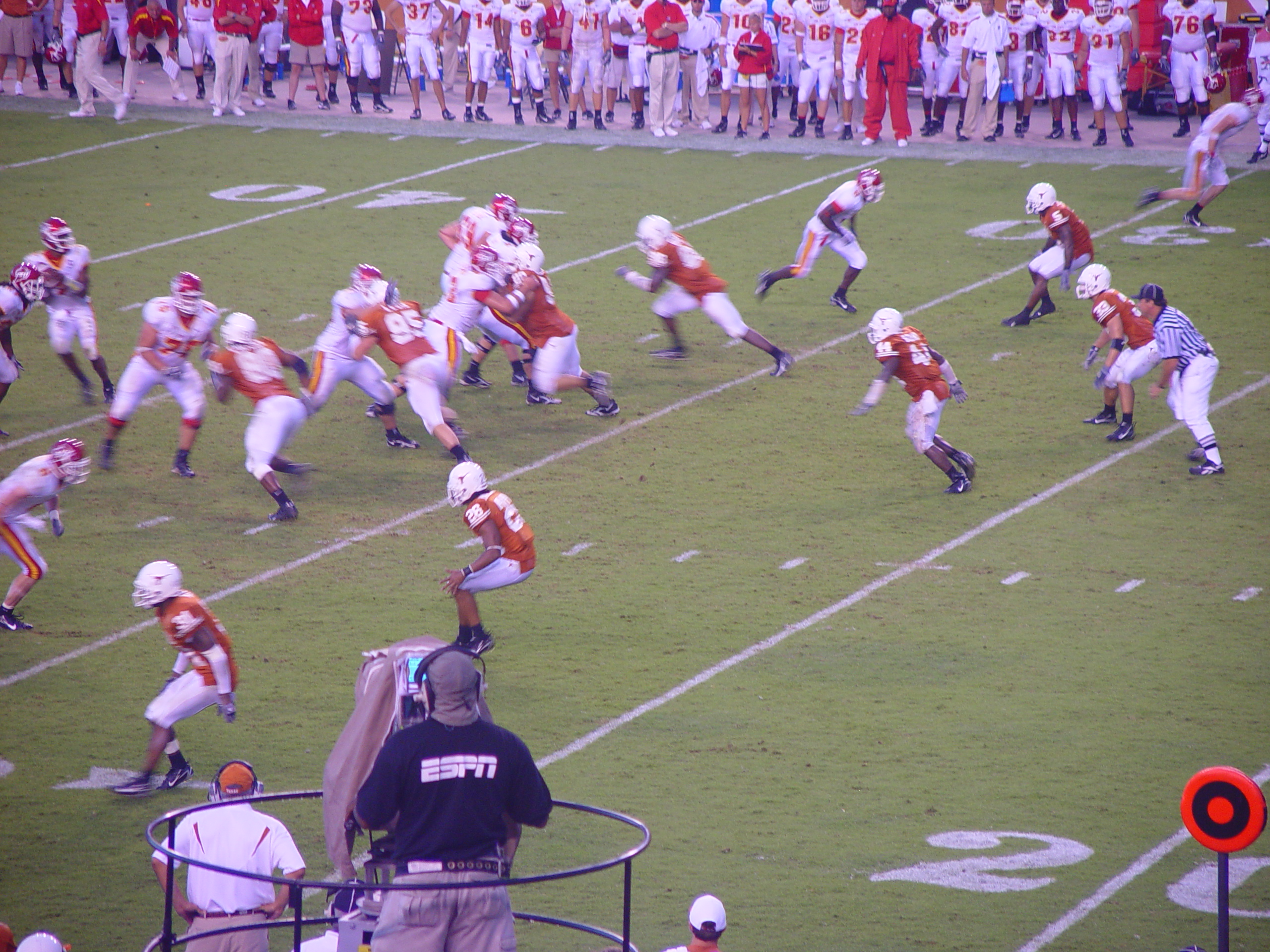 Joy School, Austin Bats (Congress Avenue Bridge), Football - #7 Texas Longhorns Destroy Iowa State 37-14