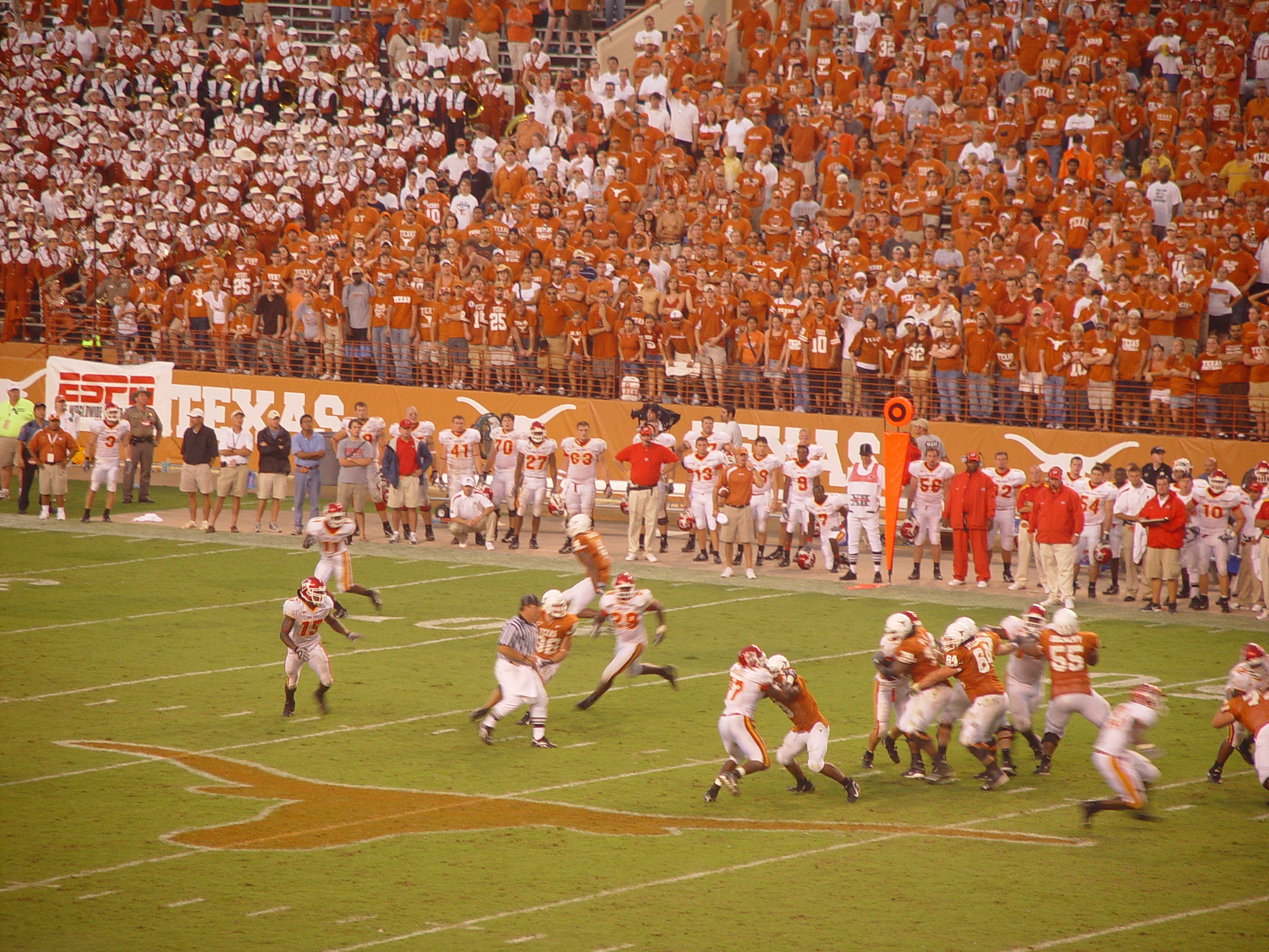 Joy School, Austin Bats (Congress Avenue Bridge), Football - #7 Texas Longhorns Destroy Iowa State 37-14
