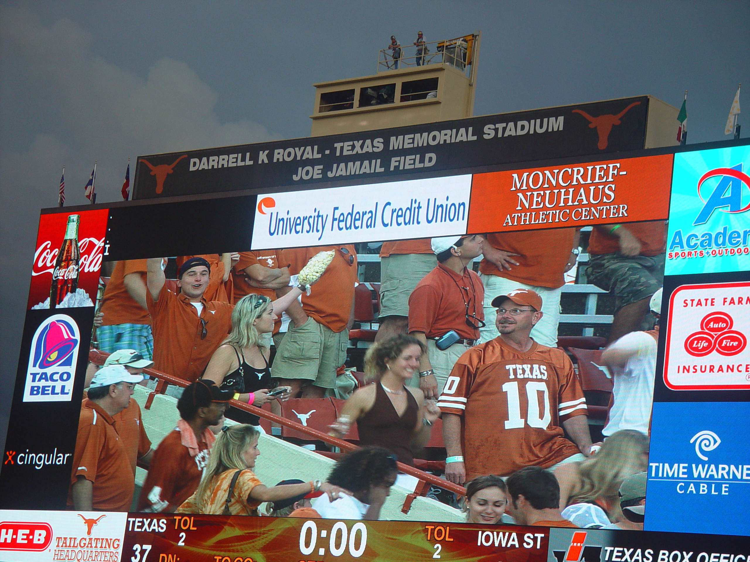 Joy School, Austin Bats (Congress Avenue Bridge), Football - #7 Texas Longhorns Destroy Iowa State 37-14