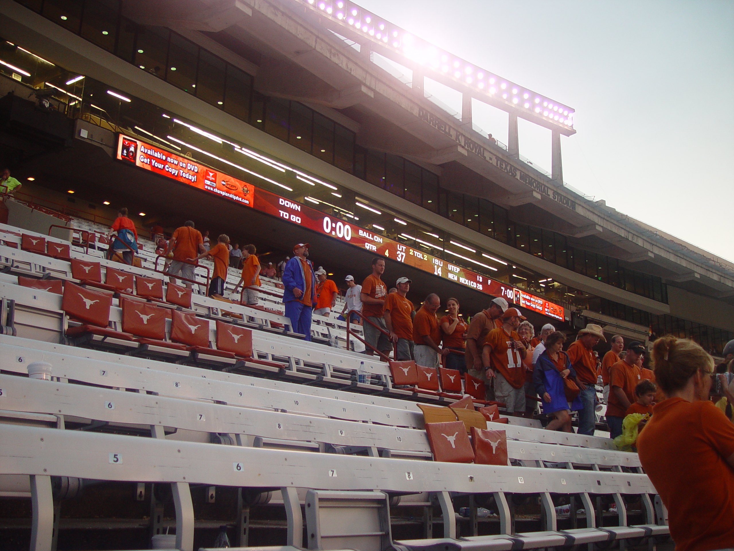 Joy School, Austin Bats (Congress Avenue Bridge), Football - #7 Texas Longhorns Destroy Iowa State 37-14