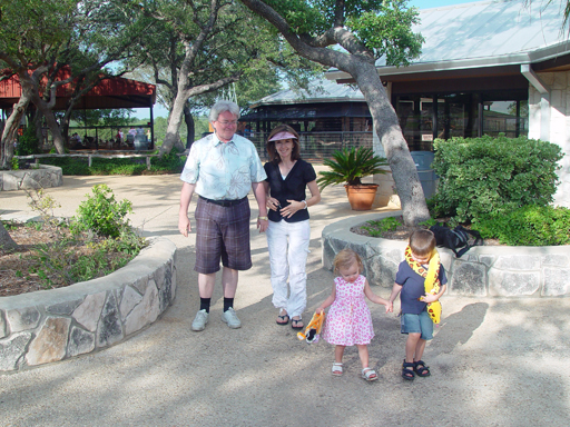 Grandma & Grandpa Ballam Come to Visit (Austin Bats, Natural Bridge Wildlife Ranch - African Safari Texas Style, Riverwalk)