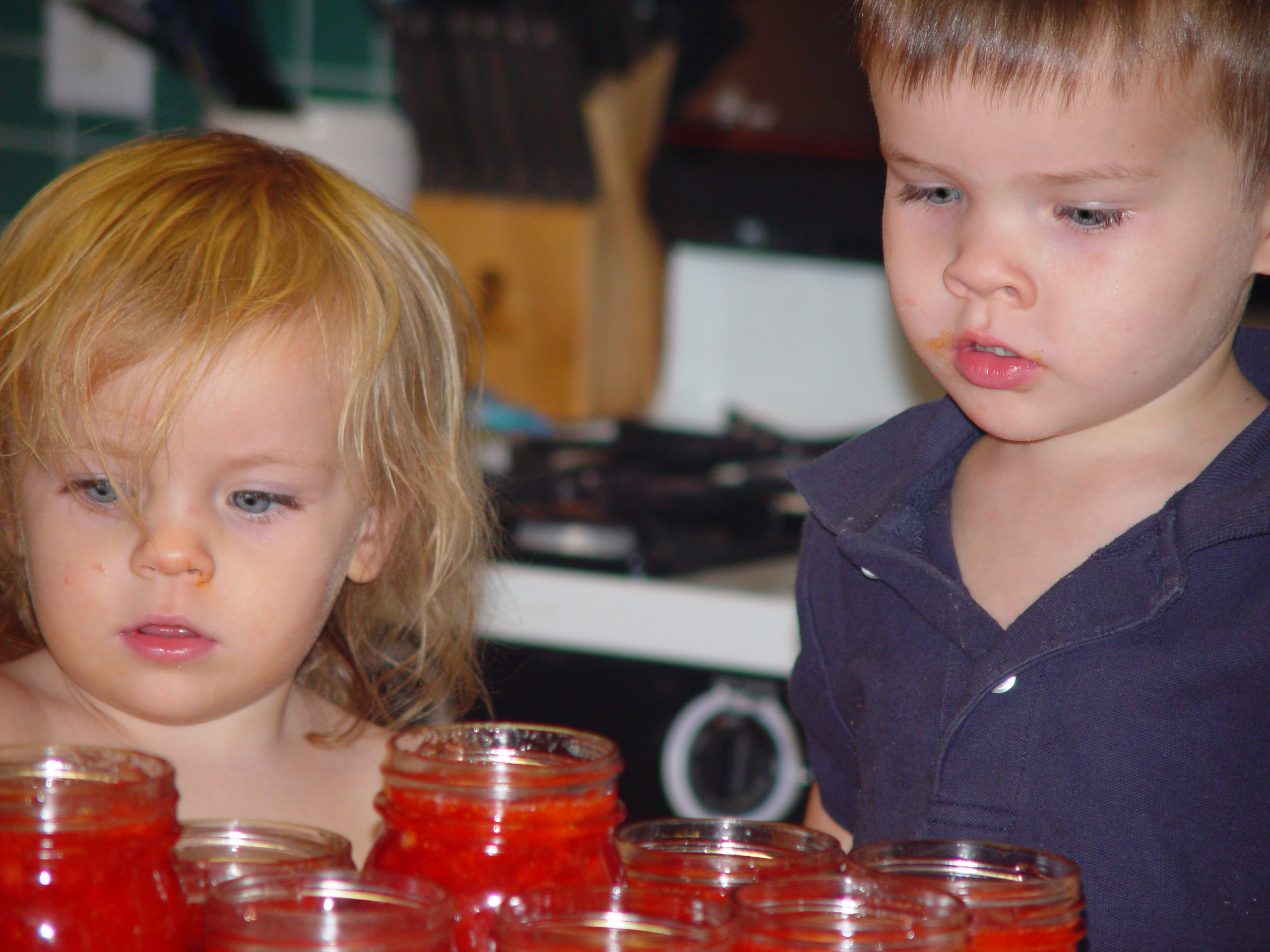 Austin Bats (McNeil Bridge), Zack & Ava Making Strawberry Jam, Backyard BBQ