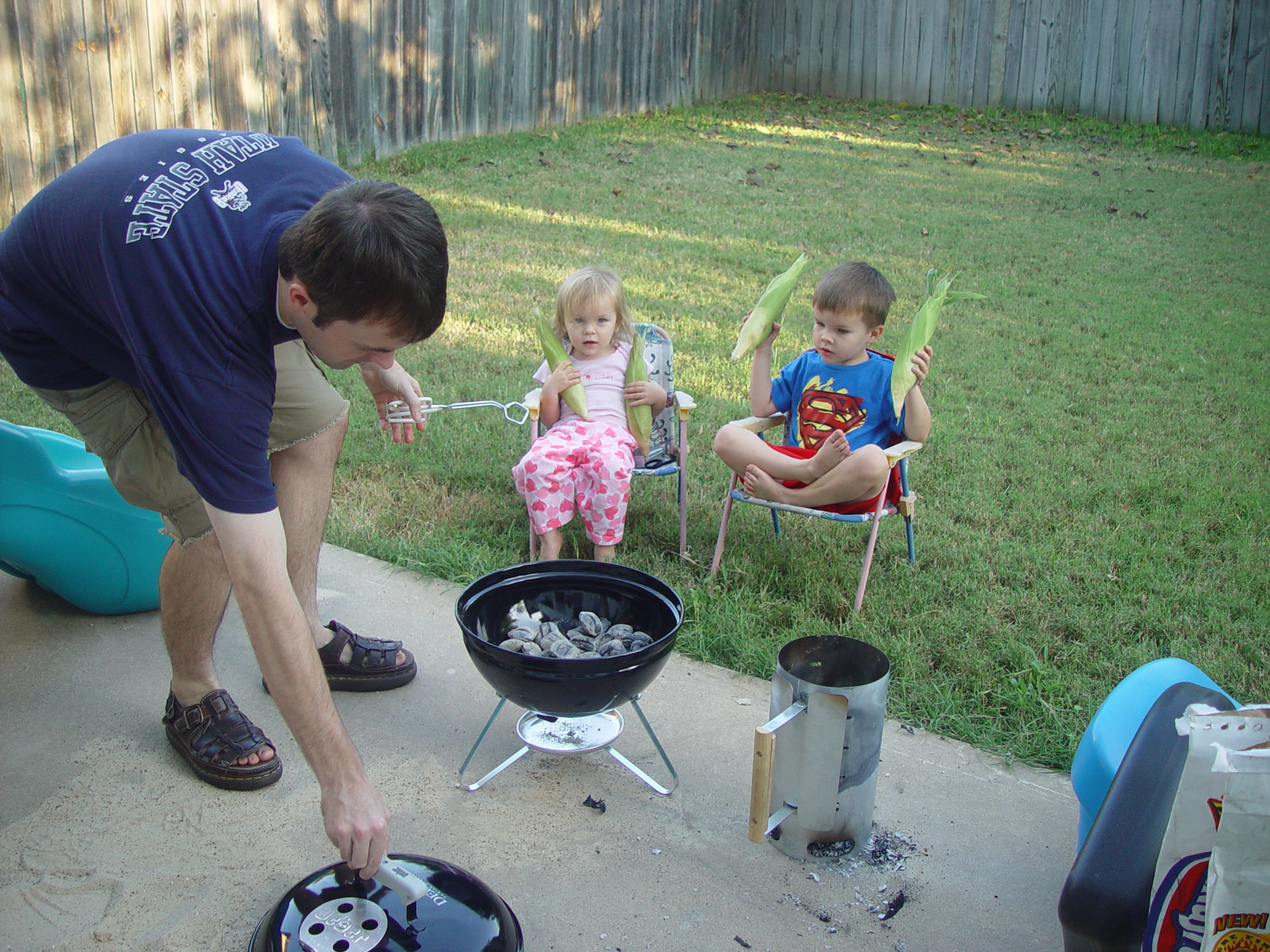 Austin Bats (McNeil Bridge), Zack & Ava Making Strawberry Jam, Backyard BBQ