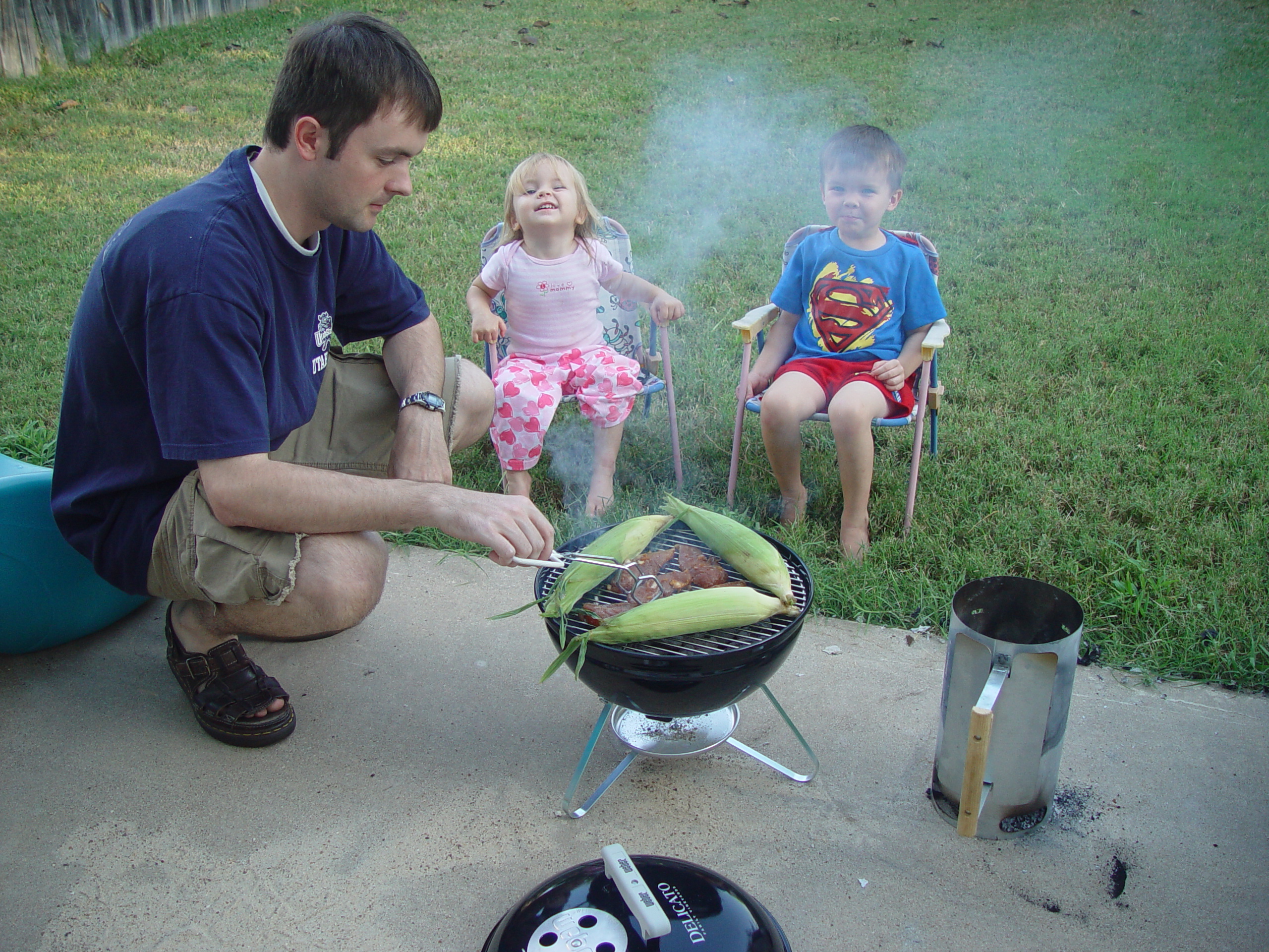 Austin Bats (McNeil Bridge), Zack & Ava Making Strawberry Jam, Backyard BBQ