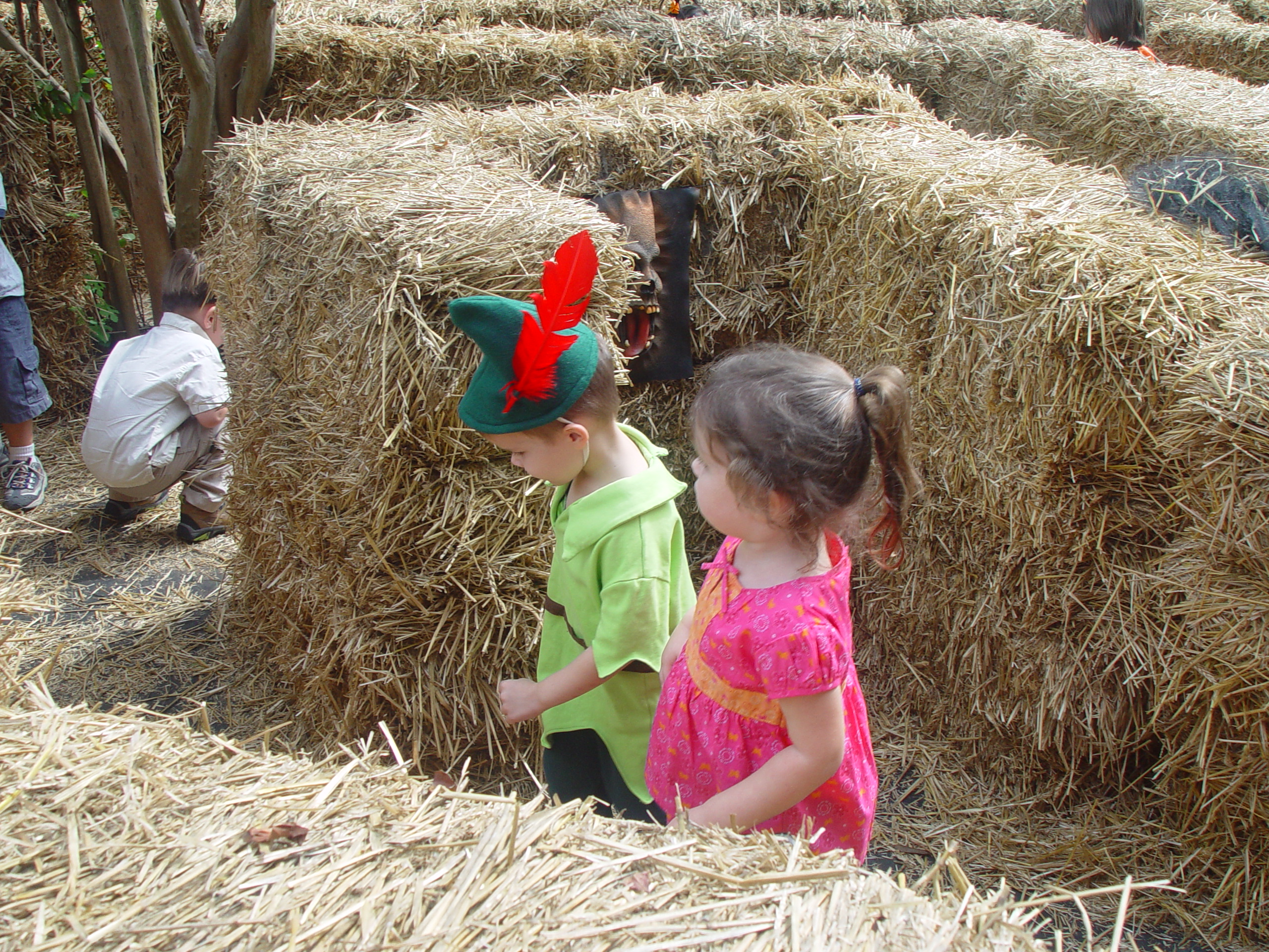 Red Barn Halloween Pumpkin Patch, Building Our Haunted House