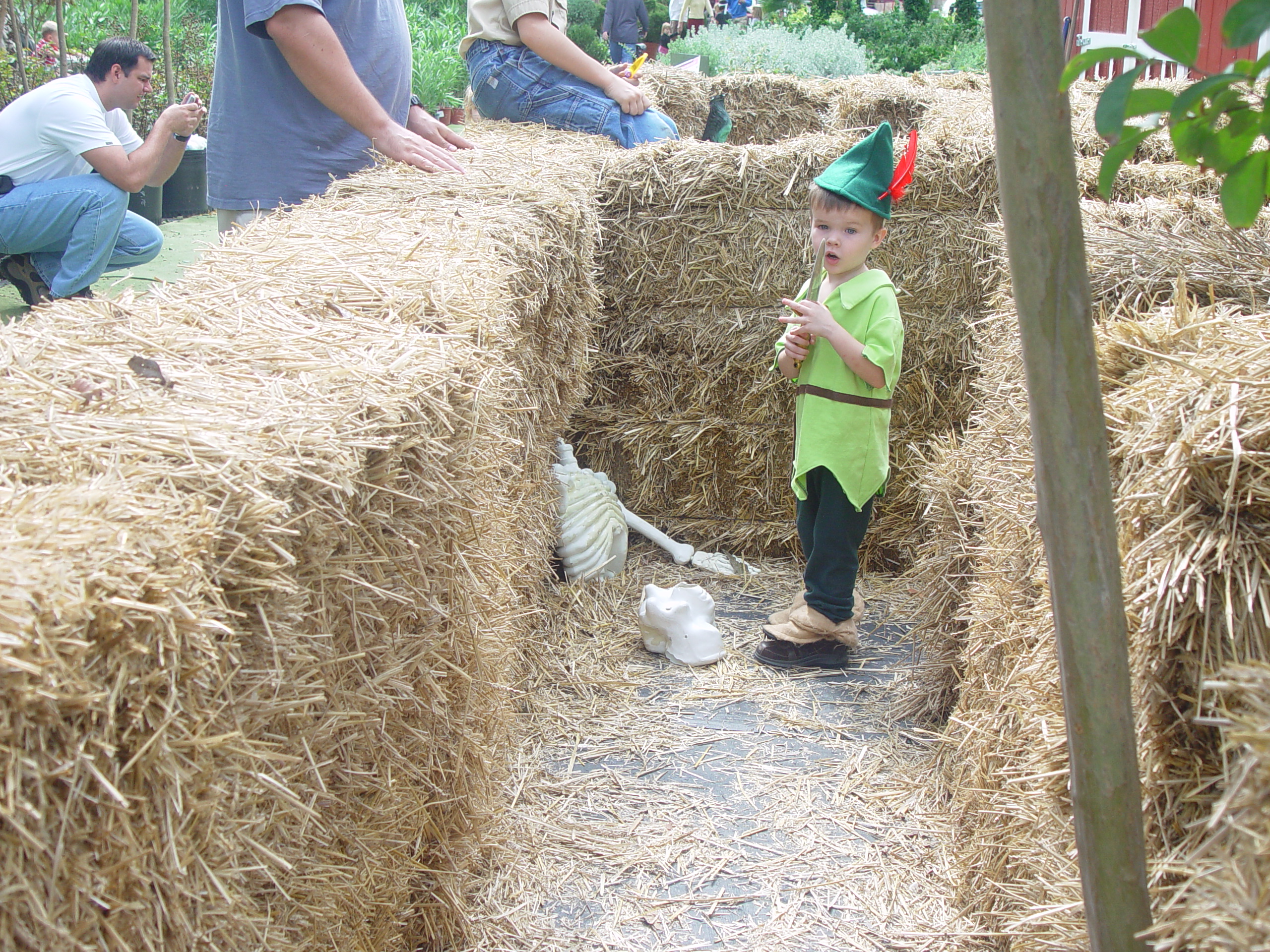 Red Barn Halloween Pumpkin Patch, Building Our Haunted House