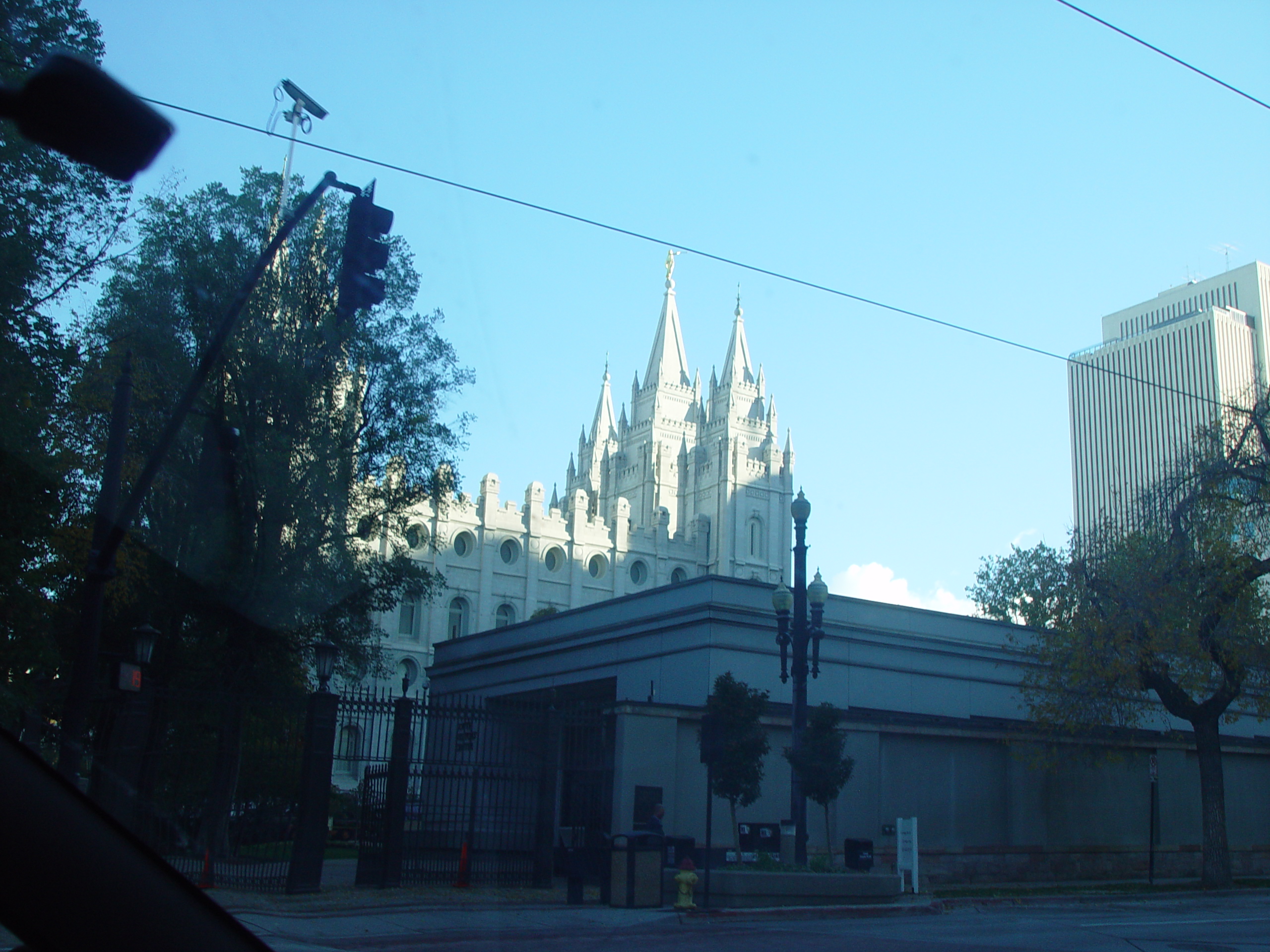 Temple Square, Logan High Football @ Bear River (Taylor Ballam #93, Jordan Ballam #42)