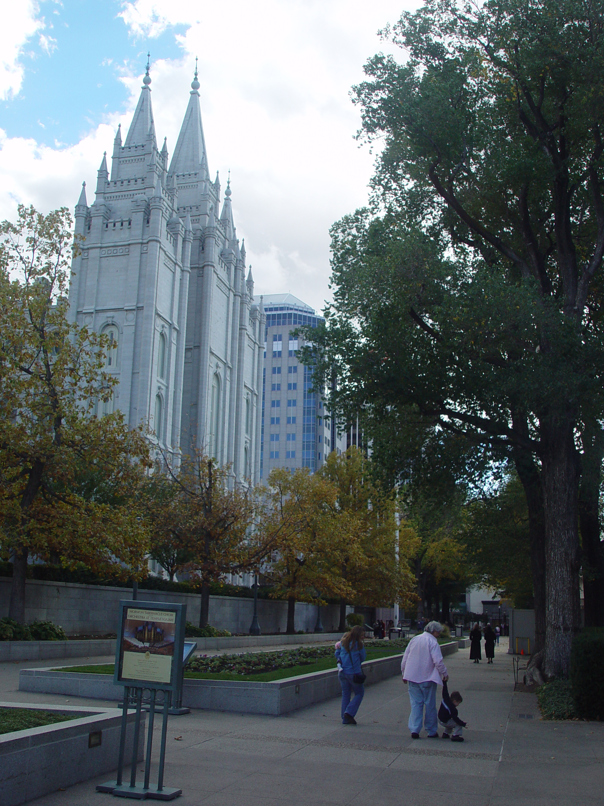 Temple Square, Logan High Football @ Bear River (Taylor Ballam #93, Jordan Ballam #42)