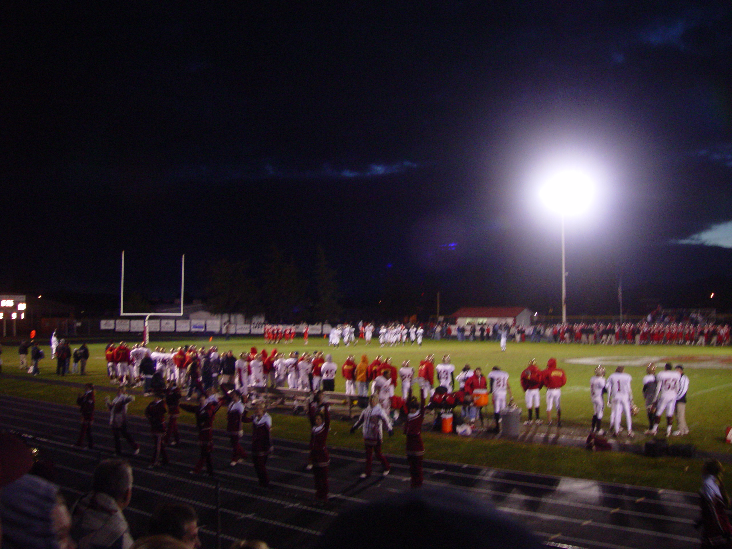 Temple Square, Logan High Football @ Bear River (Taylor Ballam #93, Jordan Ballam #42)