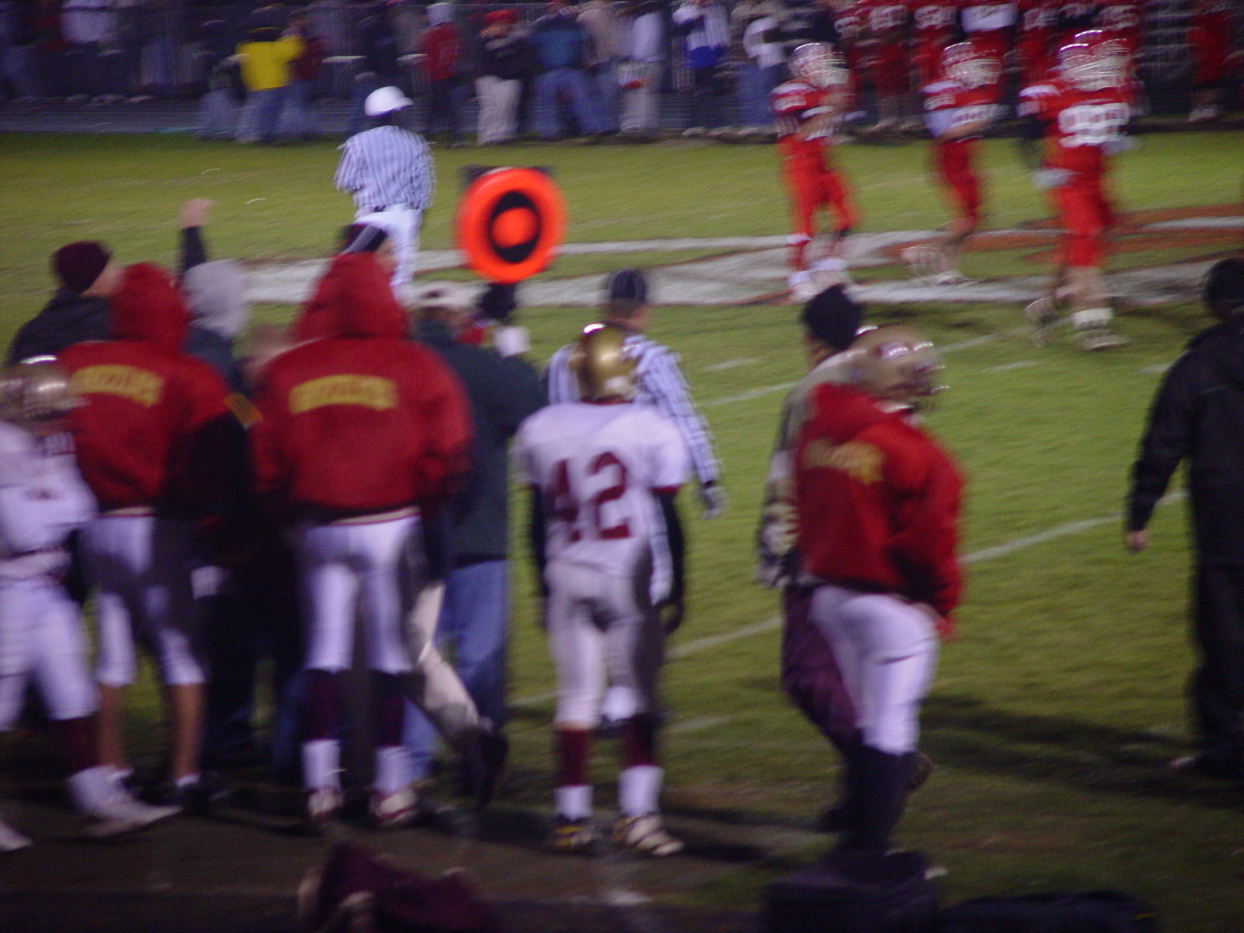 Temple Square, Logan High Football @ Bear River (Taylor Ballam #93, Jordan Ballam #42)