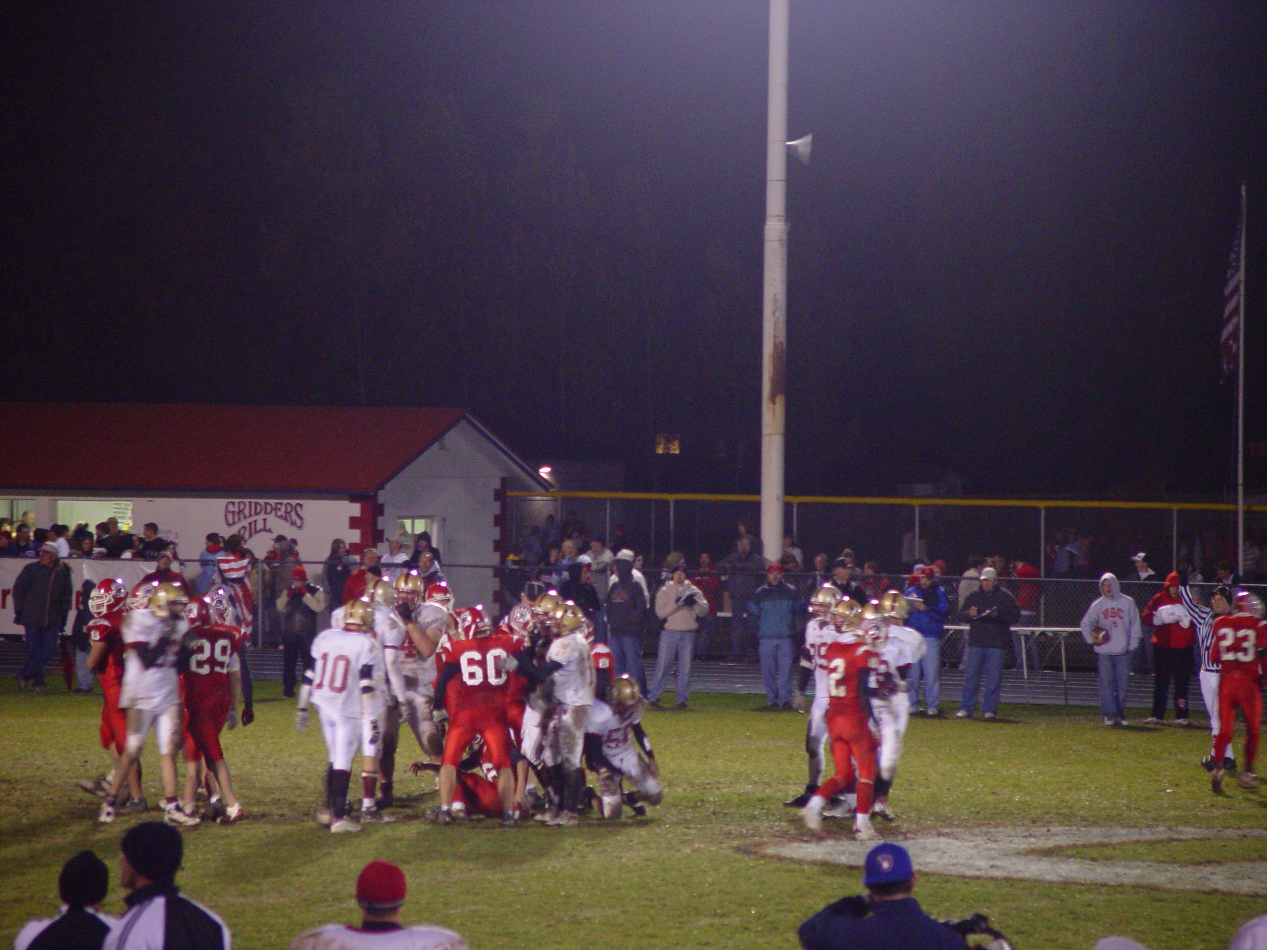 Temple Square, Logan High Football @ Bear River (Taylor Ballam #93, Jordan Ballam #42)