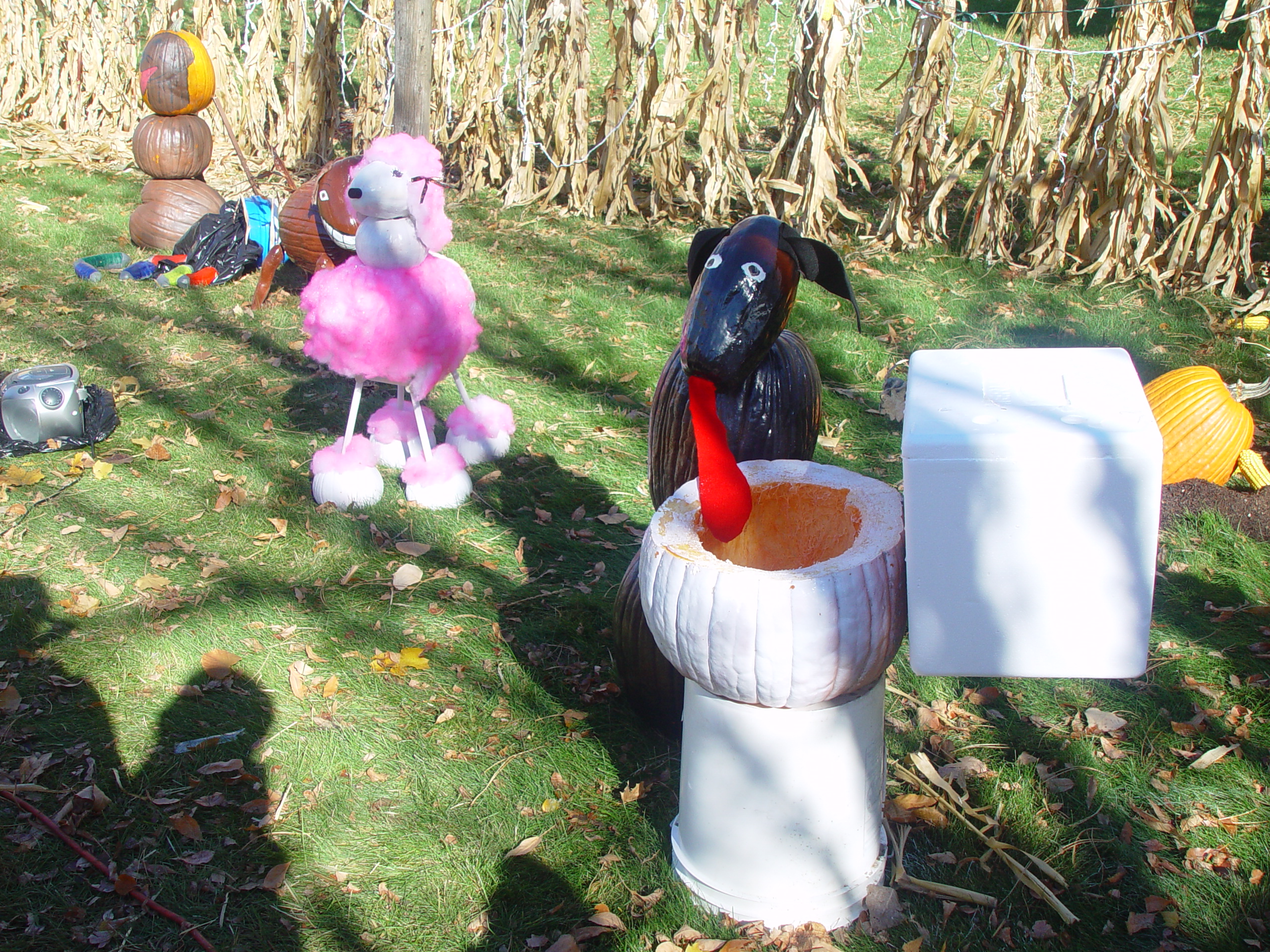 Playing in the Leaves, The Pumpkin Walk (North Logan, Utah)