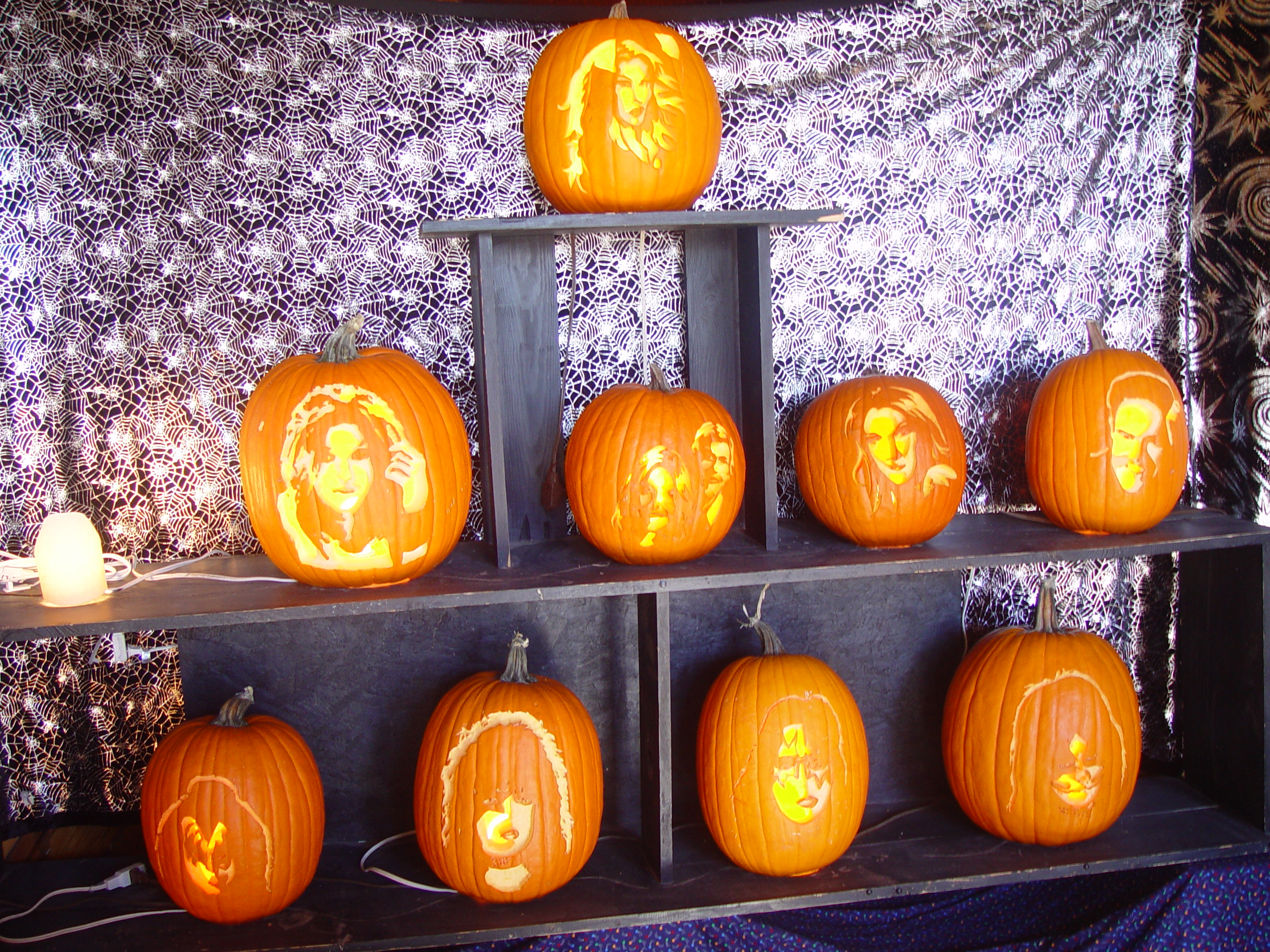 Playing in the Leaves, The Pumpkin Walk (North Logan, Utah)