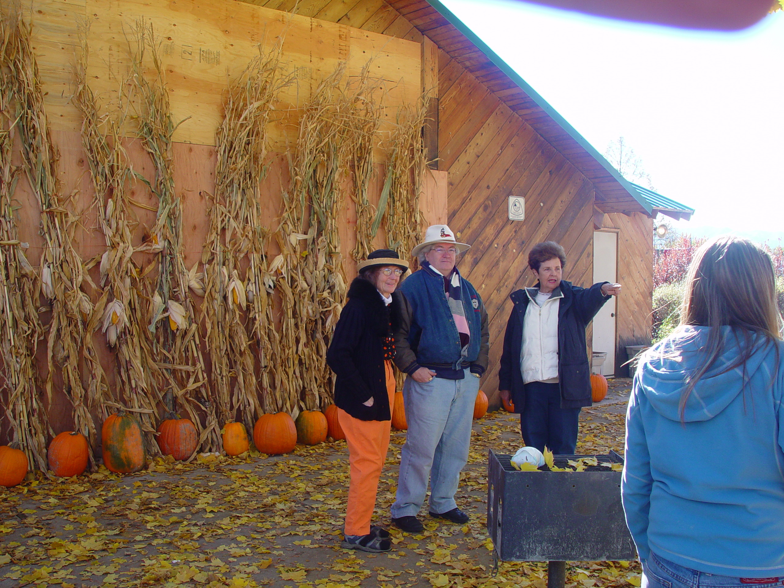 Playing in the Leaves, The Pumpkin Walk (North Logan, Utah)