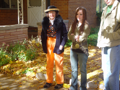 Playing in the Leaves, The Pumpkin Walk (North Logan, Utah)