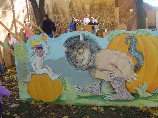 Playing in the Leaves, The Pumpkin Walk (North Logan, Utah)