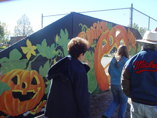 Playing in the Leaves, The Pumpkin Walk (North Logan, Utah)