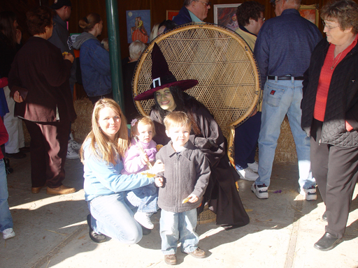 Playing in the Leaves, The Pumpkin Walk (North Logan, Utah)