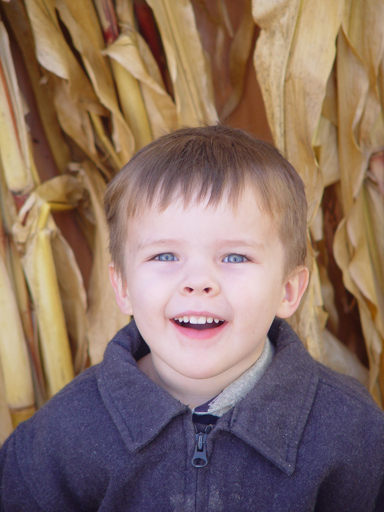 Playing in the Leaves, The Pumpkin Walk (North Logan, Utah)