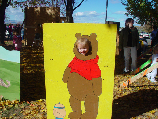 Playing in the Leaves, The Pumpkin Walk (North Logan, Utah)