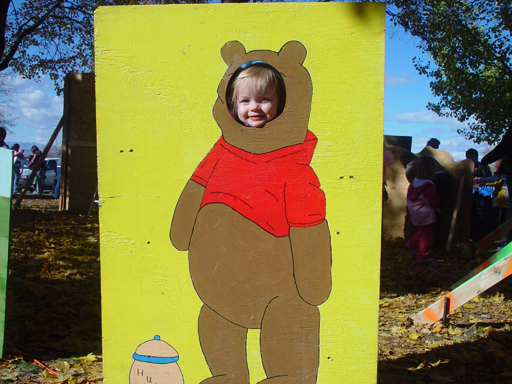 Playing in the Leaves, The Pumpkin Walk (North Logan, Utah)