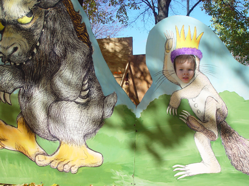 Playing in the Leaves, The Pumpkin Walk (North Logan, Utah)