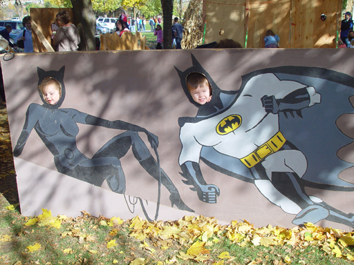 Playing in the Leaves, The Pumpkin Walk (North Logan, Utah)