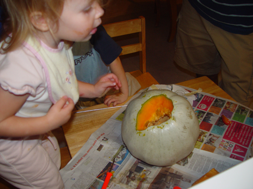 Halloween 2006 - Trunk or Treat, Carving Pumpkins with Meghann & Kanak, IBM, Nacho's Stretchy Pants, Trick or Treat