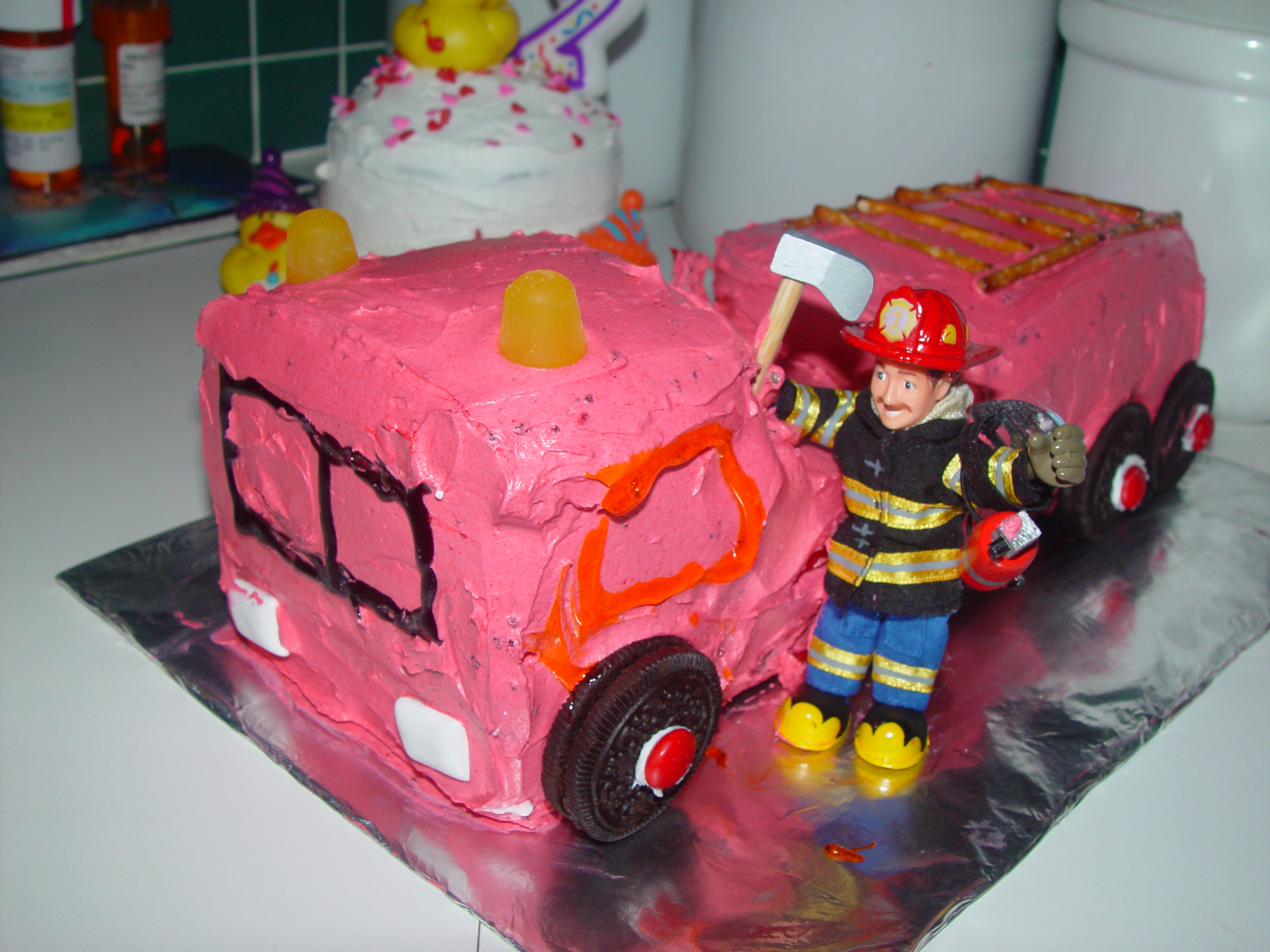 Zack's Fireman Birthday Party (5 years old)