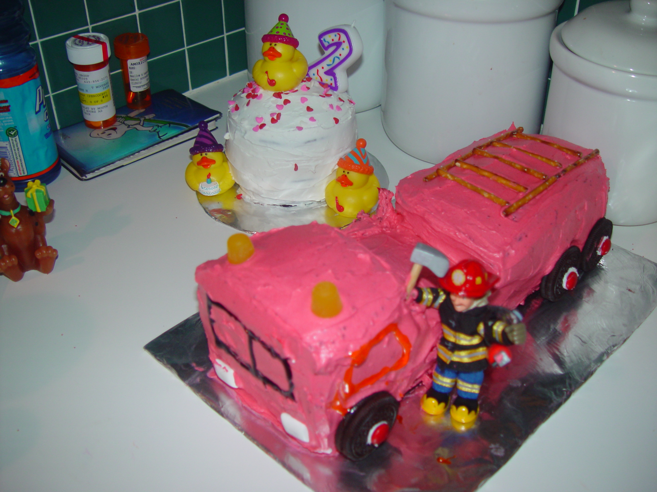 Zack's Fireman Birthday Party (5 years old)