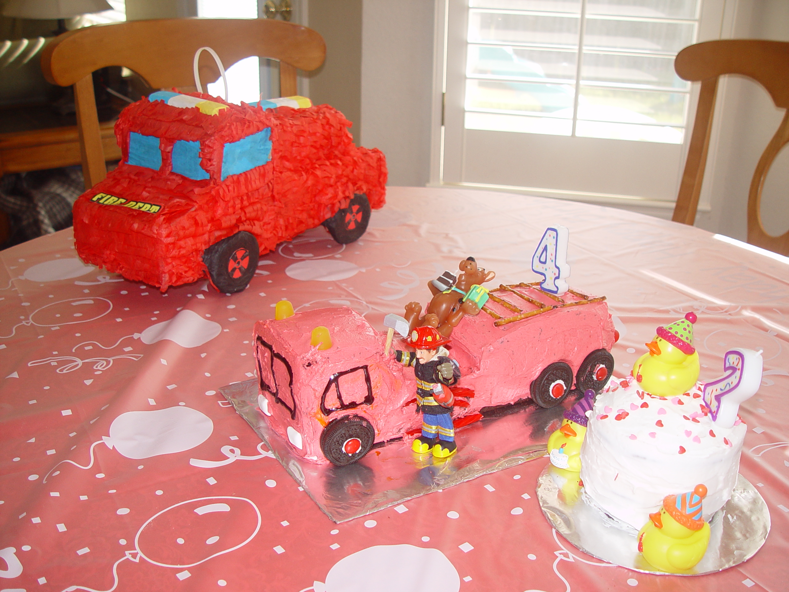 Zack's Fireman Birthday Party (5 years old)