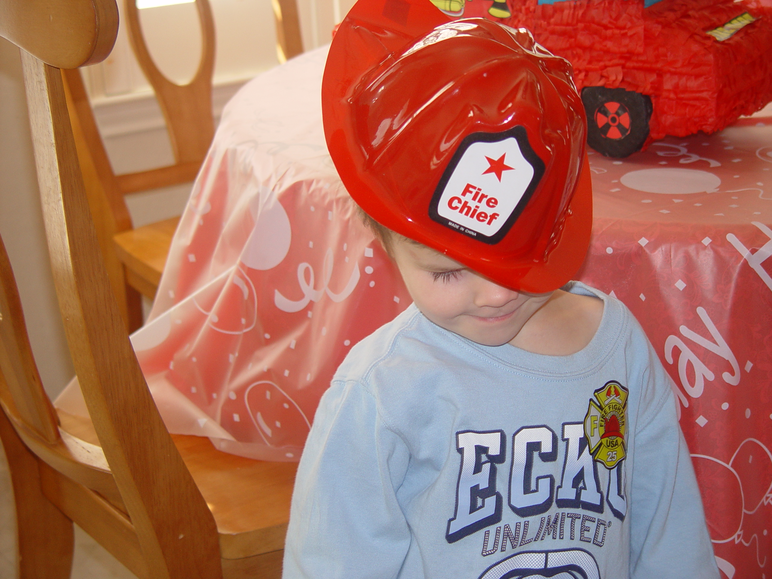 Zack's Fireman Birthday Party (5 years old)