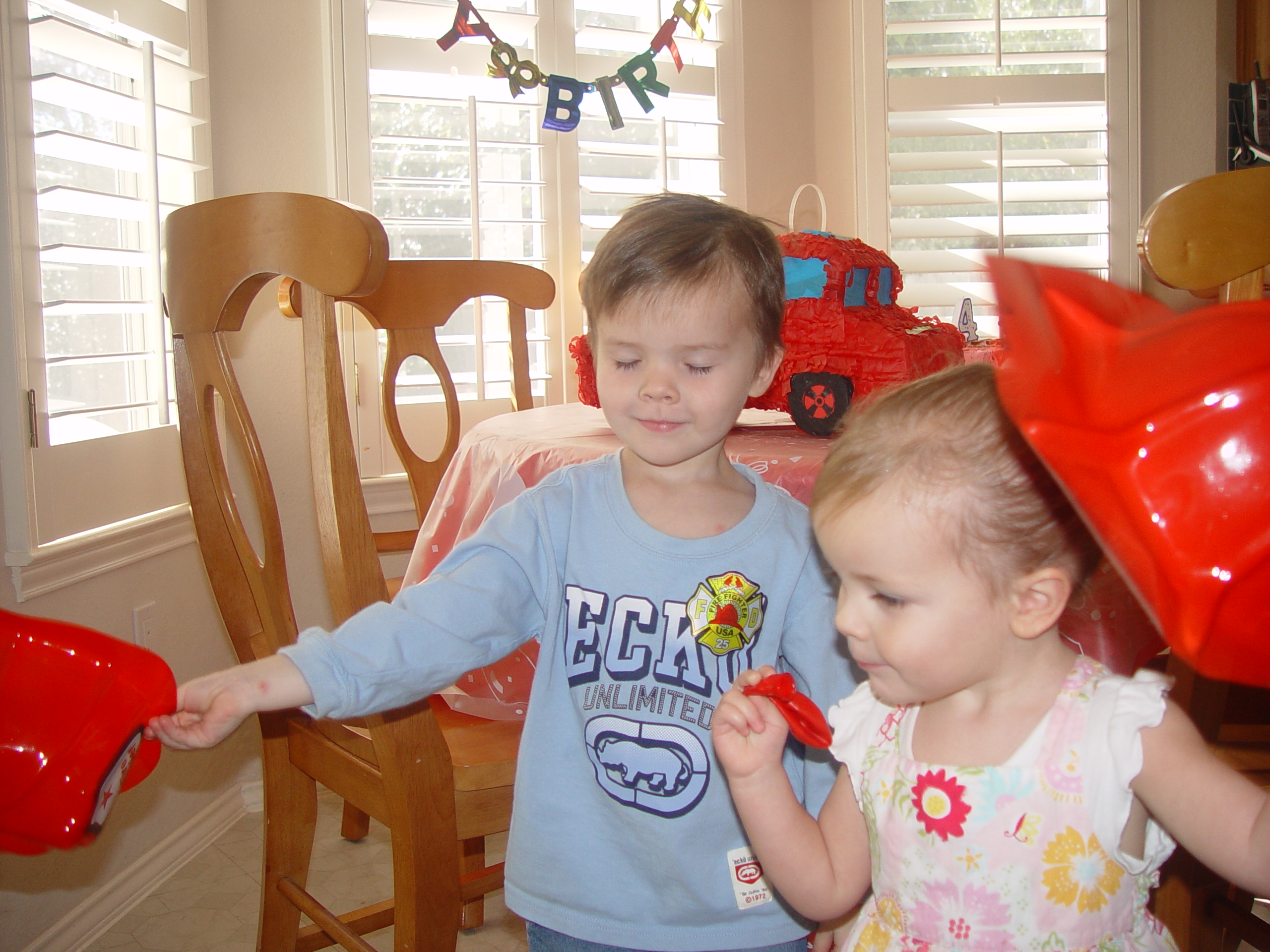 Zack's Fireman Birthday Party (5 years old)