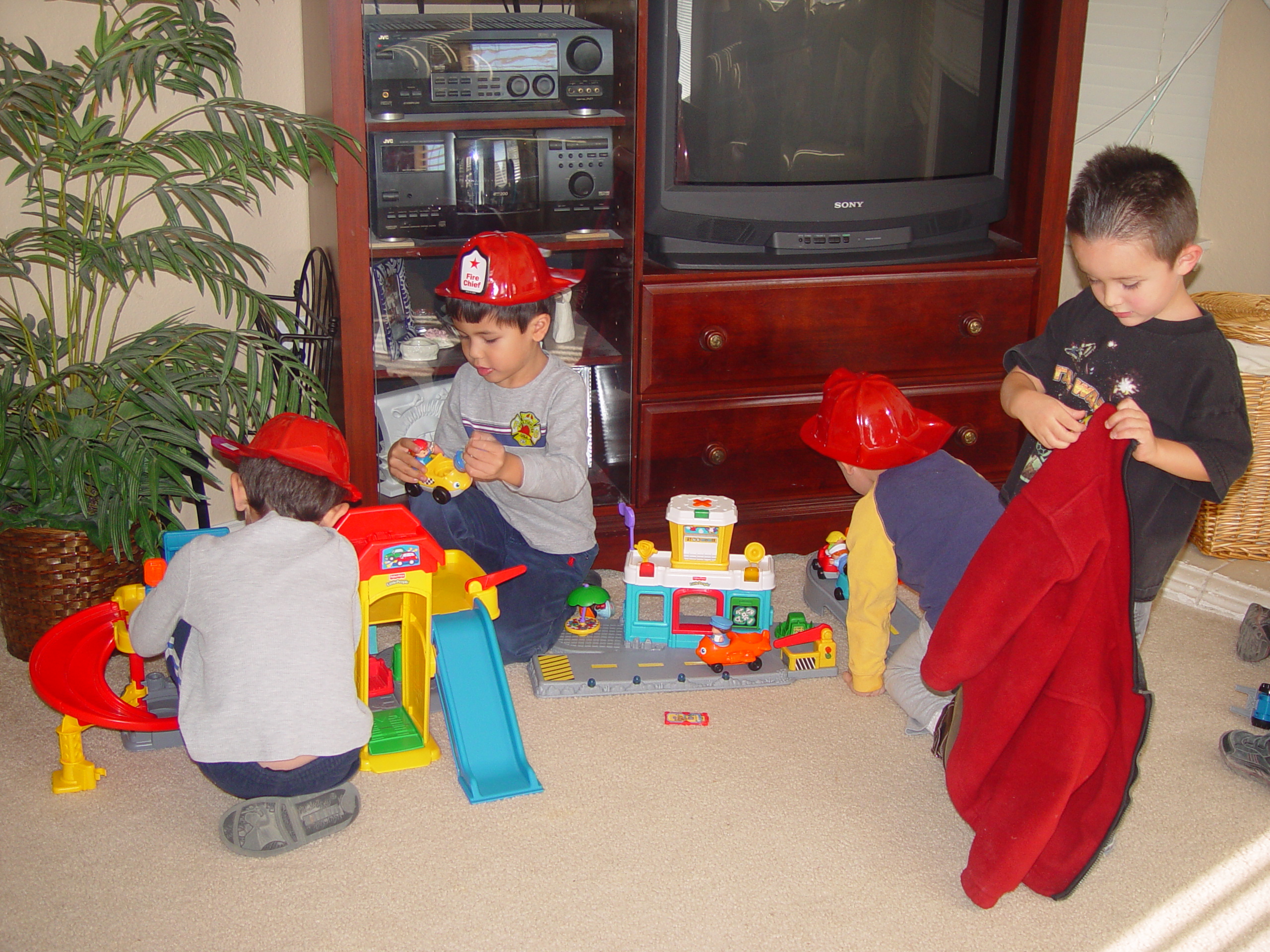 Zack's Fireman Birthday Party (5 years old)