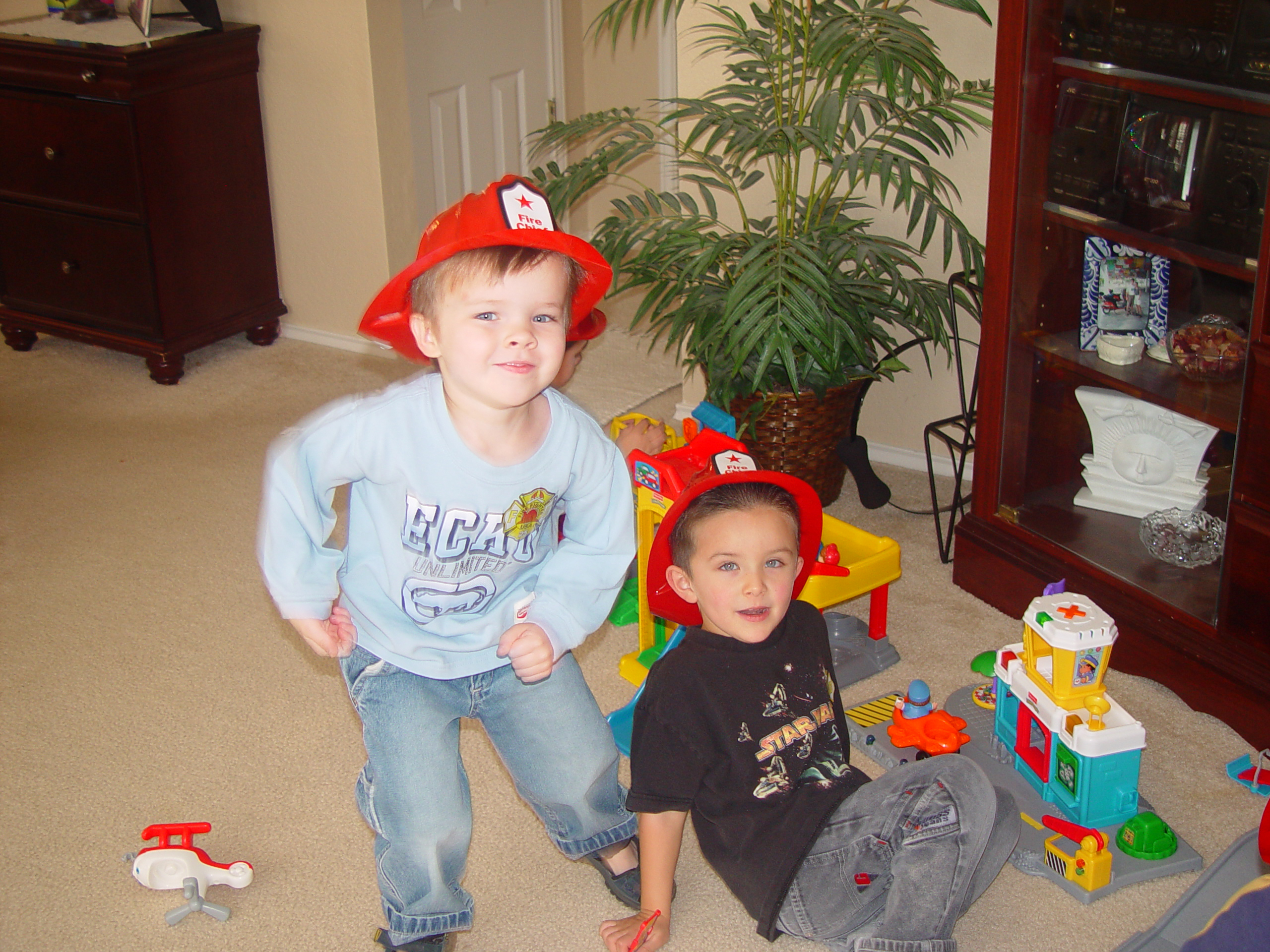 Zack's Fireman Birthday Party (5 years old)