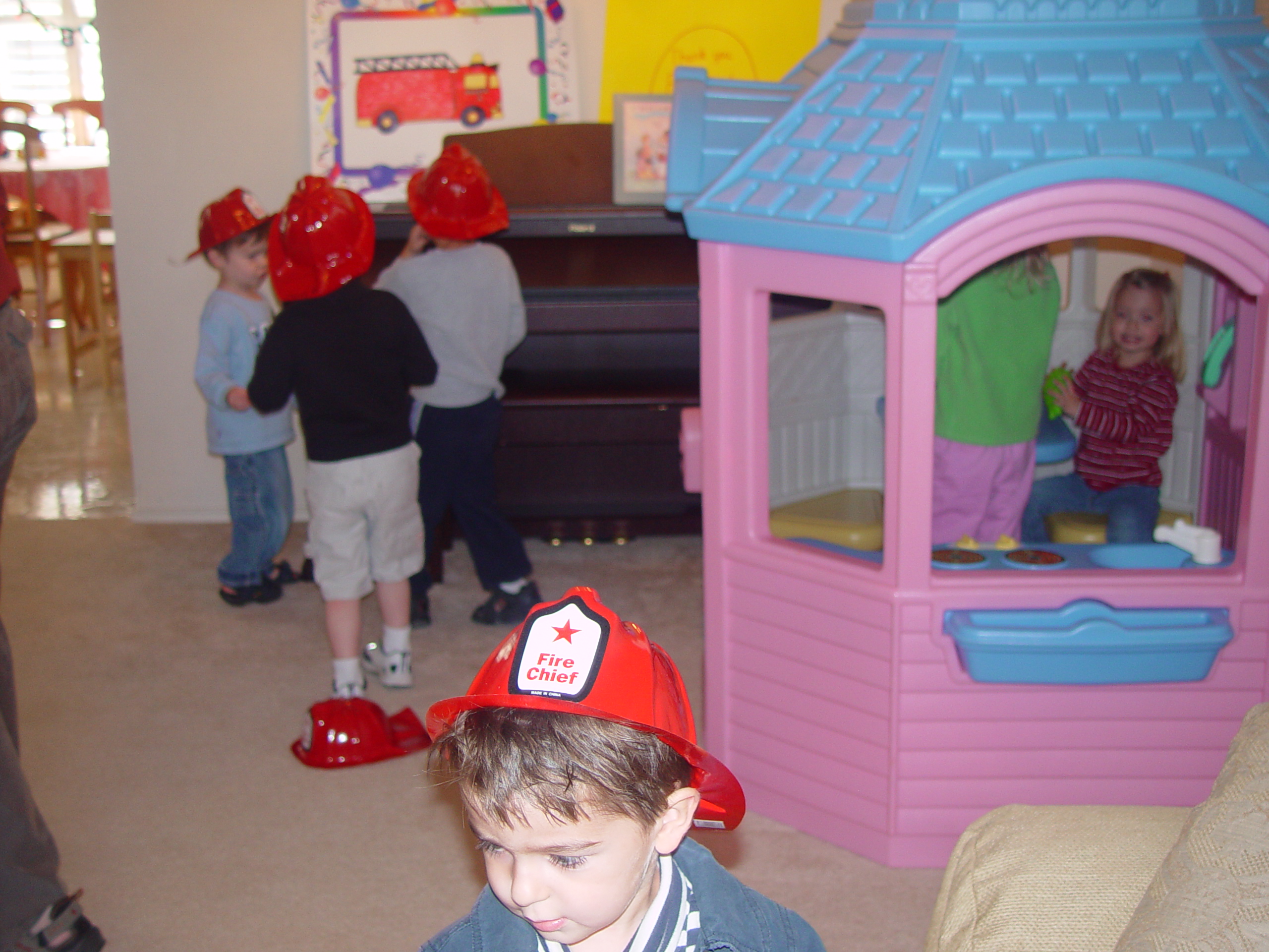 Zack's Fireman Birthday Party (5 years old)