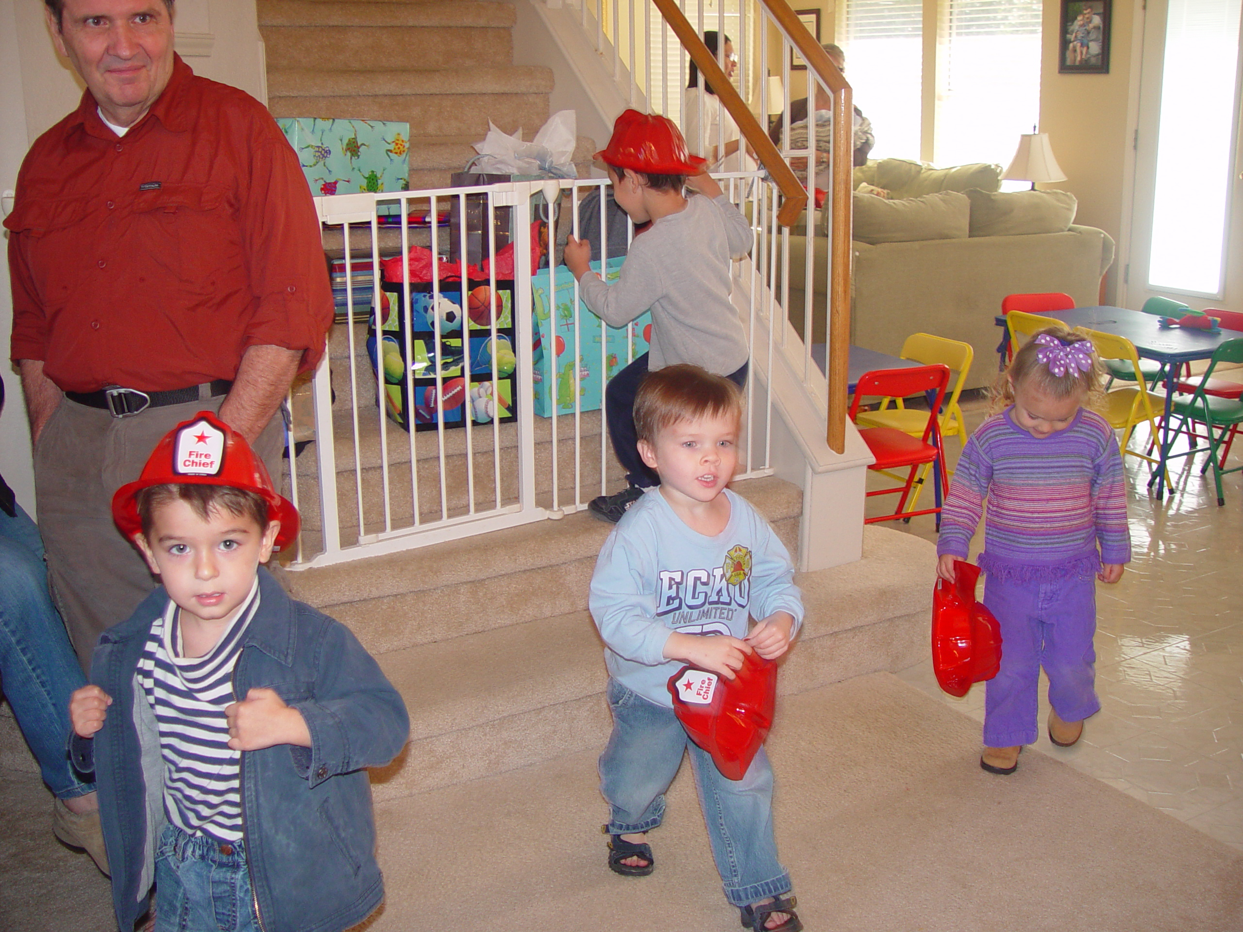 Zack's Fireman Birthday Party (5 years old)