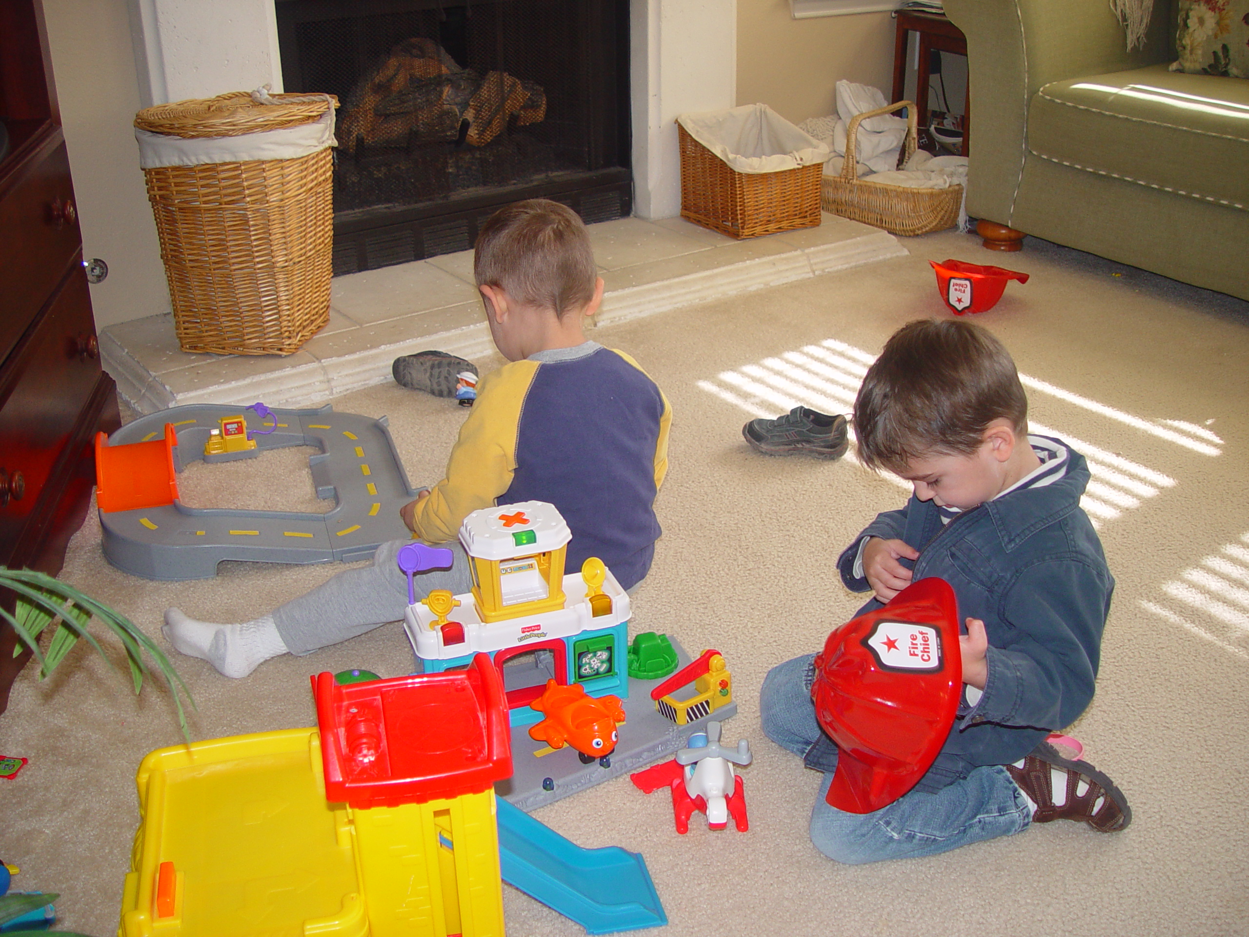 Zack's Fireman Birthday Party (5 years old)