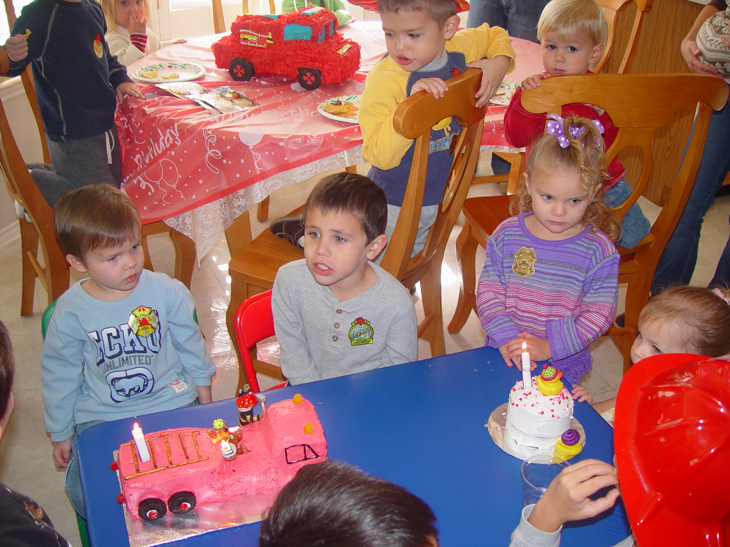 Zack's Fireman Birthday Party (5 years old)