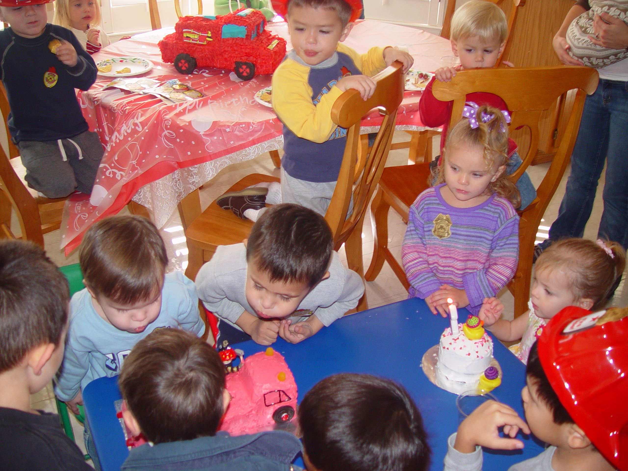 Zack's Fireman Birthday Party (5 years old)