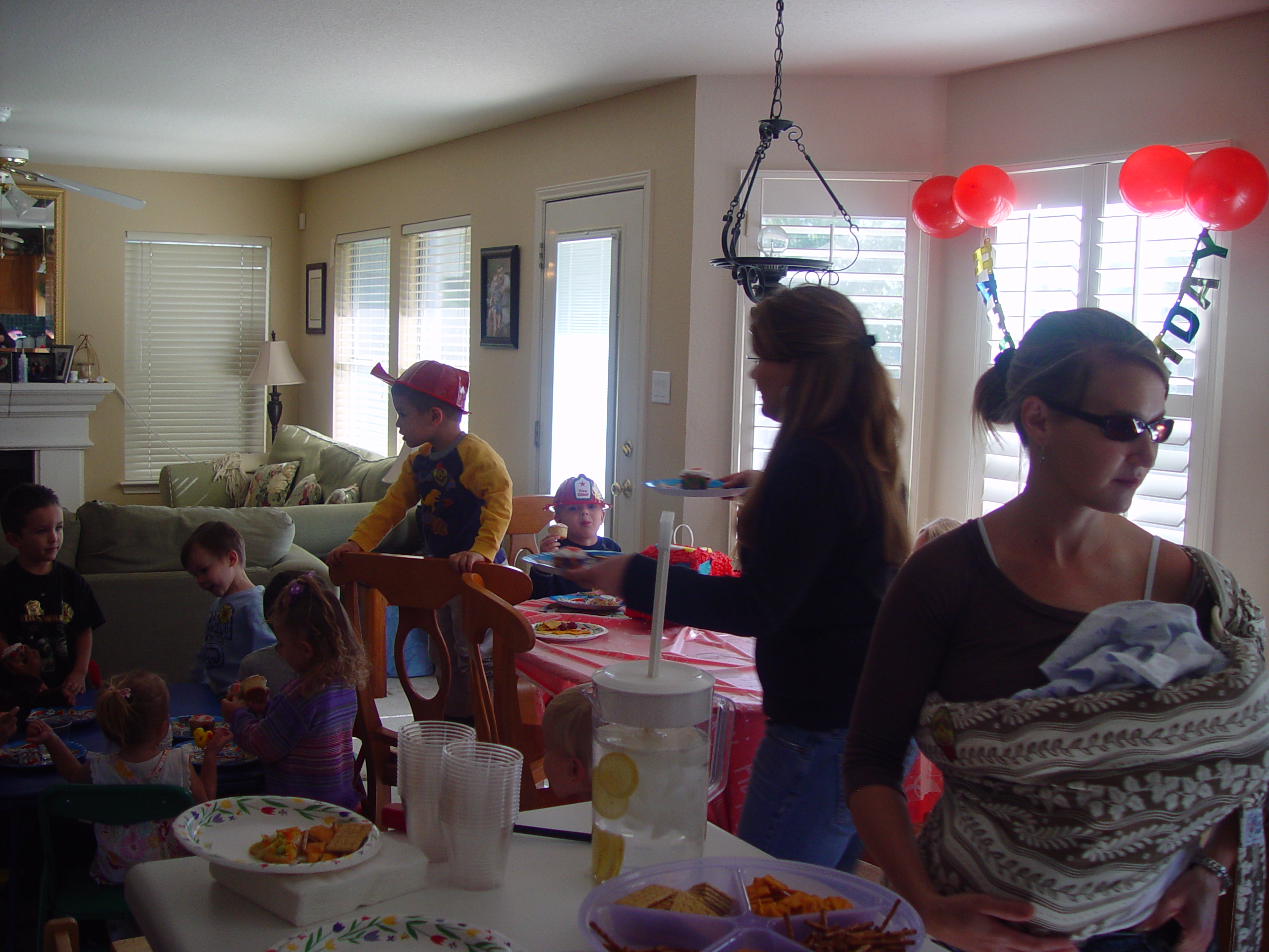 Zack's Fireman Birthday Party (5 years old)