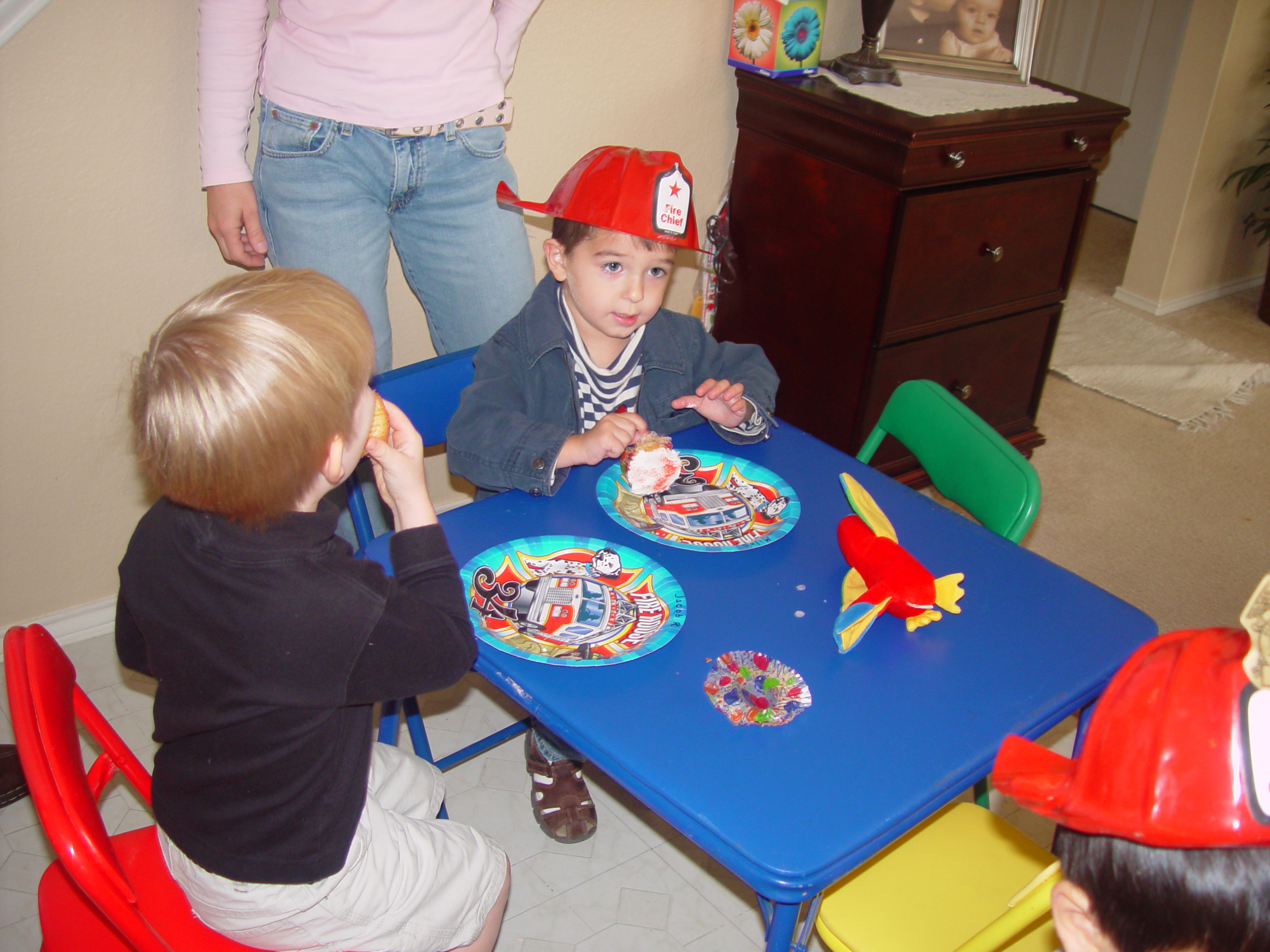 Zack's Fireman Birthday Party (5 years old)