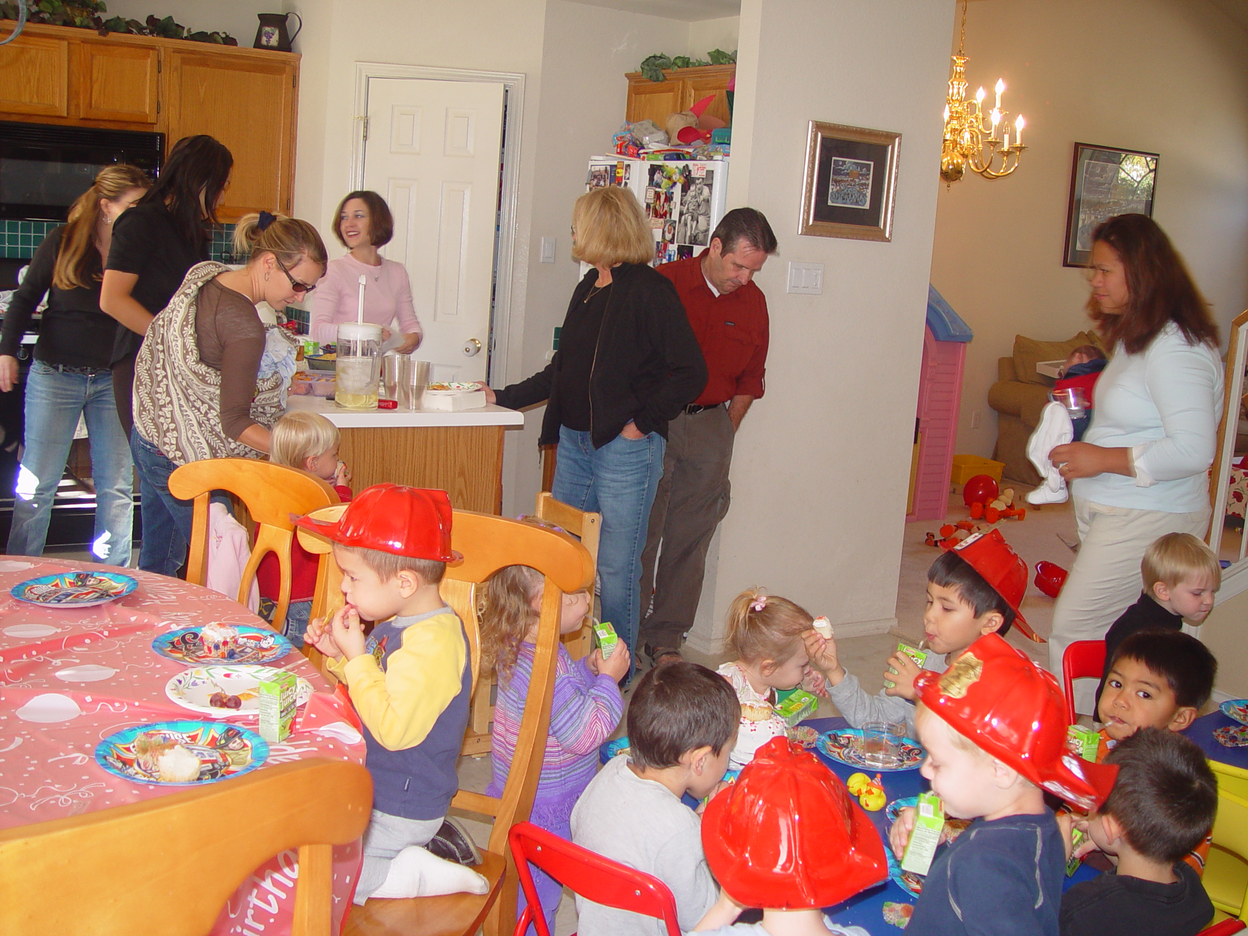 Zack's Fireman Birthday Party (5 years old)