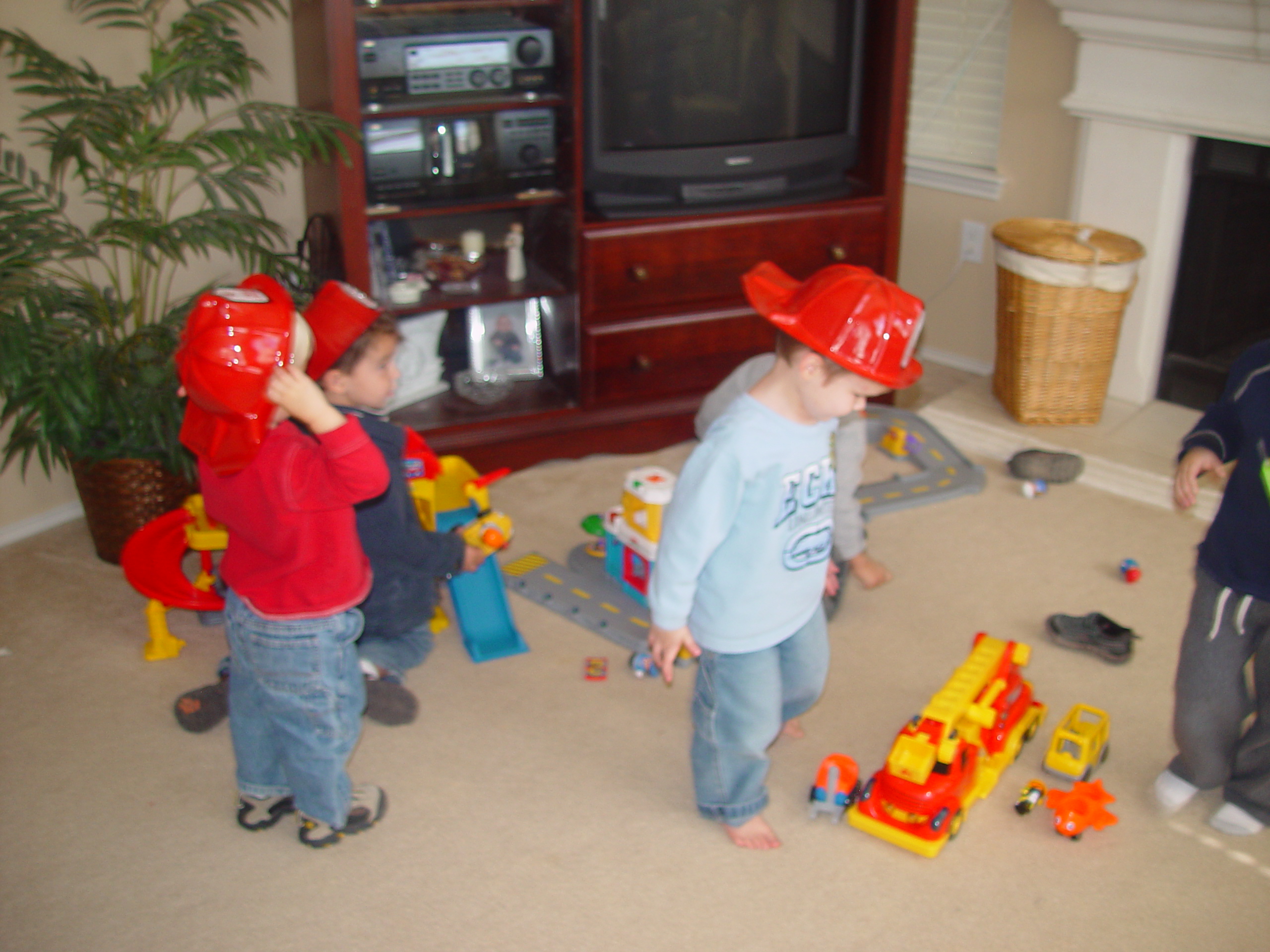 Zack's Fireman Birthday Party (5 years old)