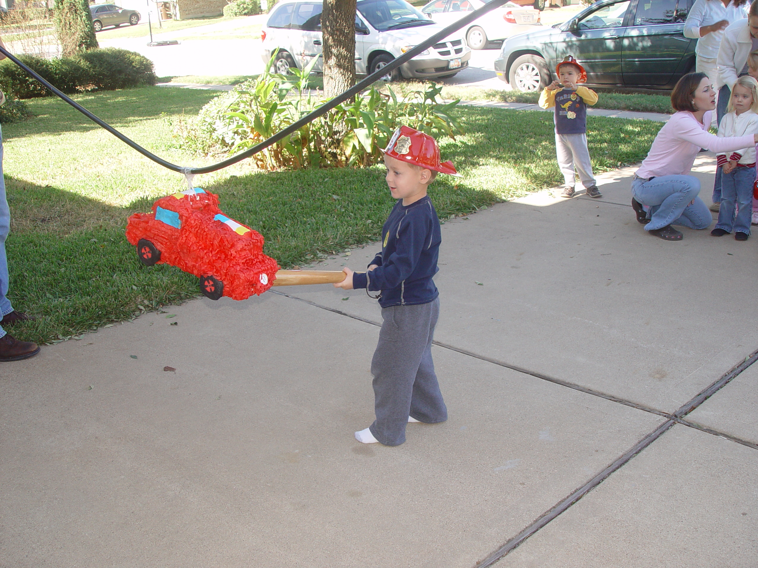 Zack's Fireman Birthday Party (5 years old)