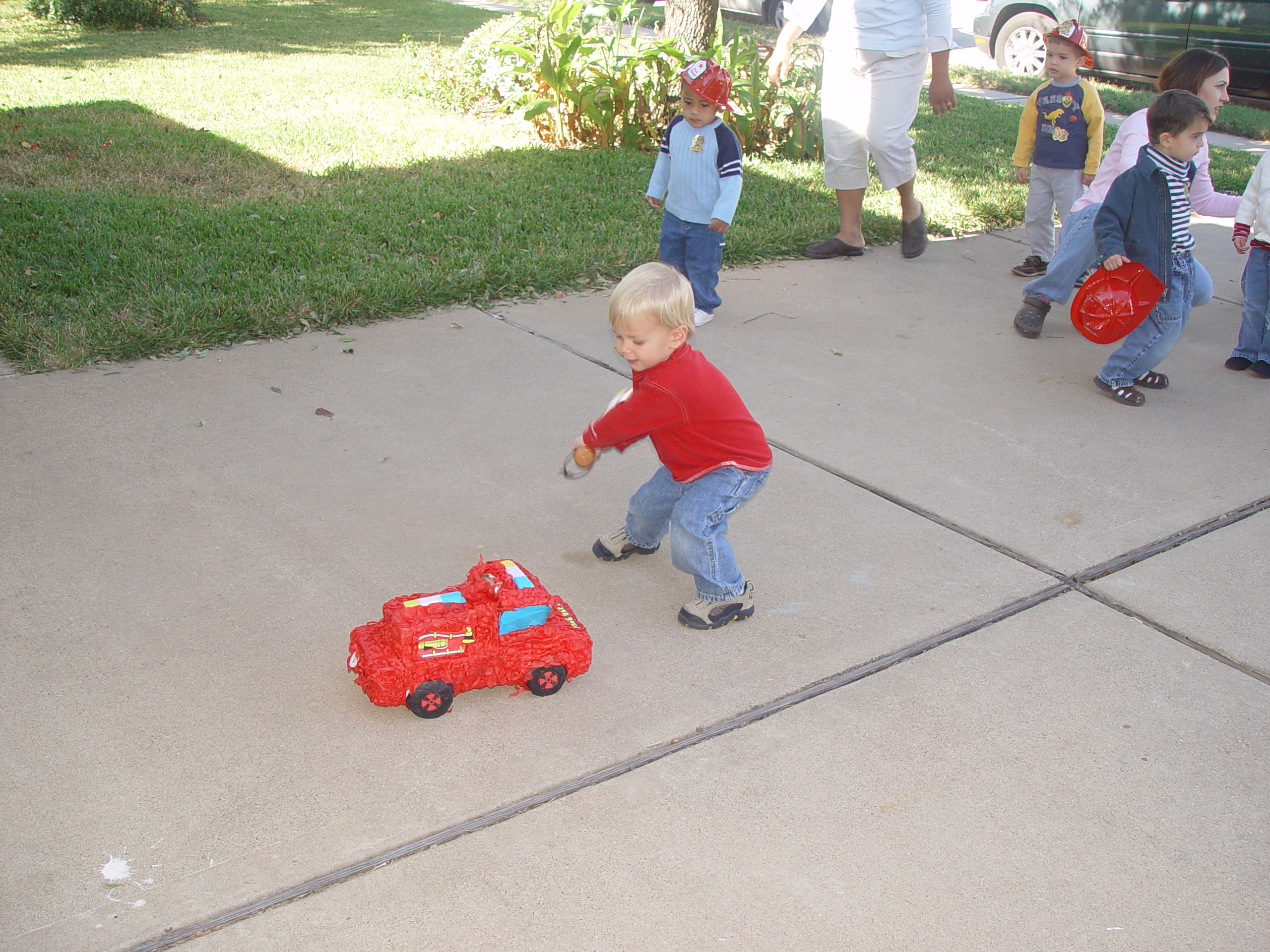 Zack's Fireman Birthday Party (5 years old)